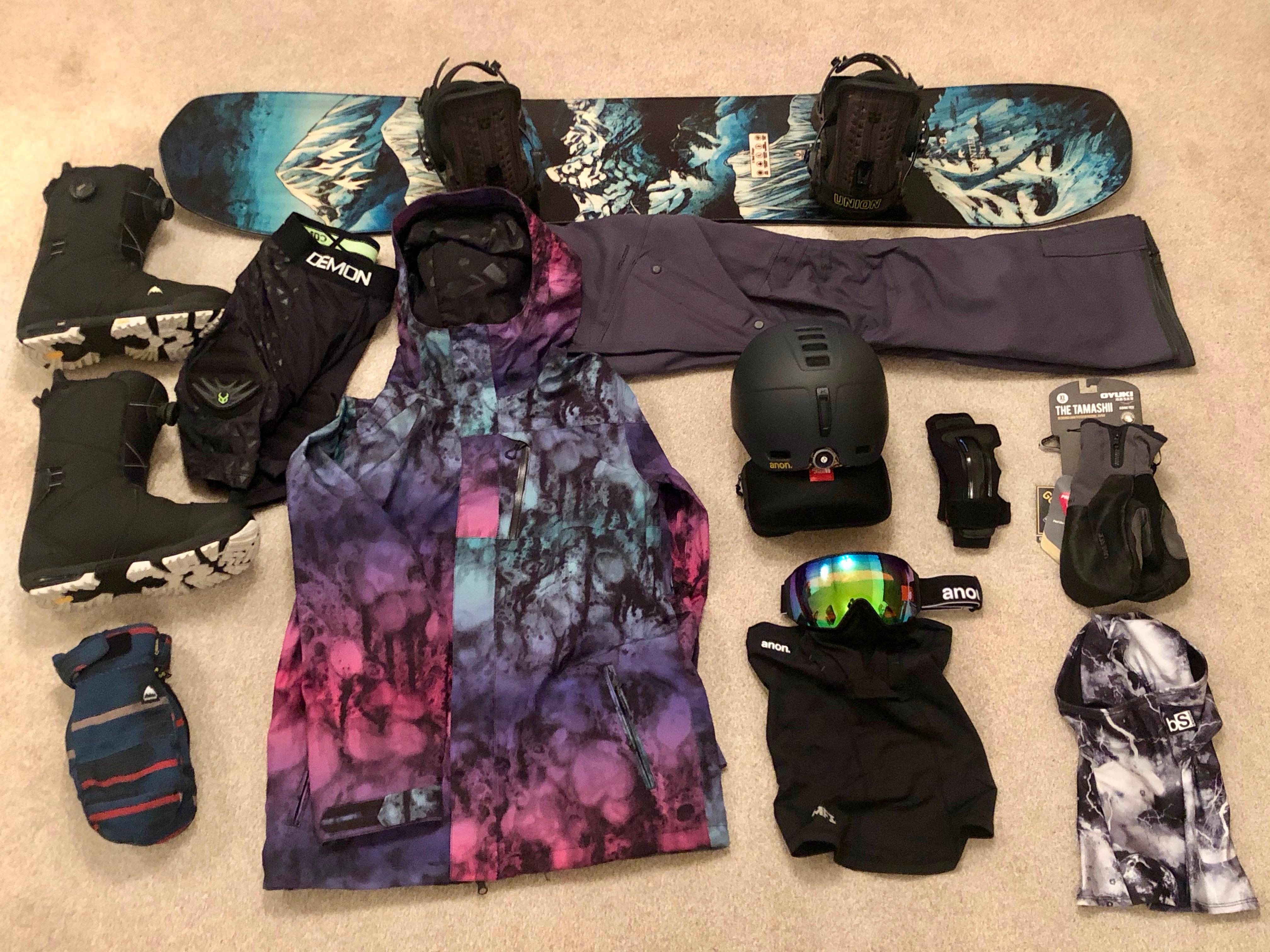 Gear all ready for 4 weeks on the snow this season! 2 weeks in the Alps