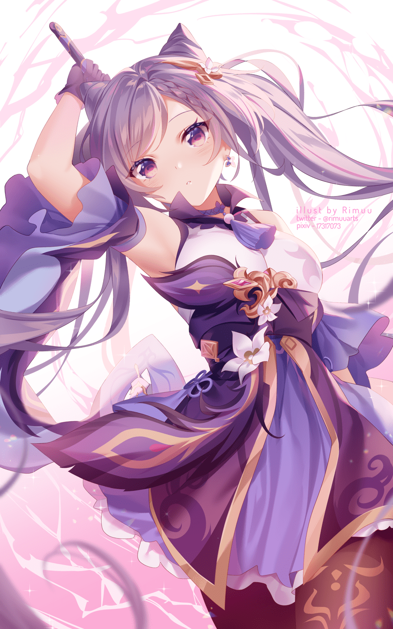 My Keqing fanart! r/Genshin_Impact