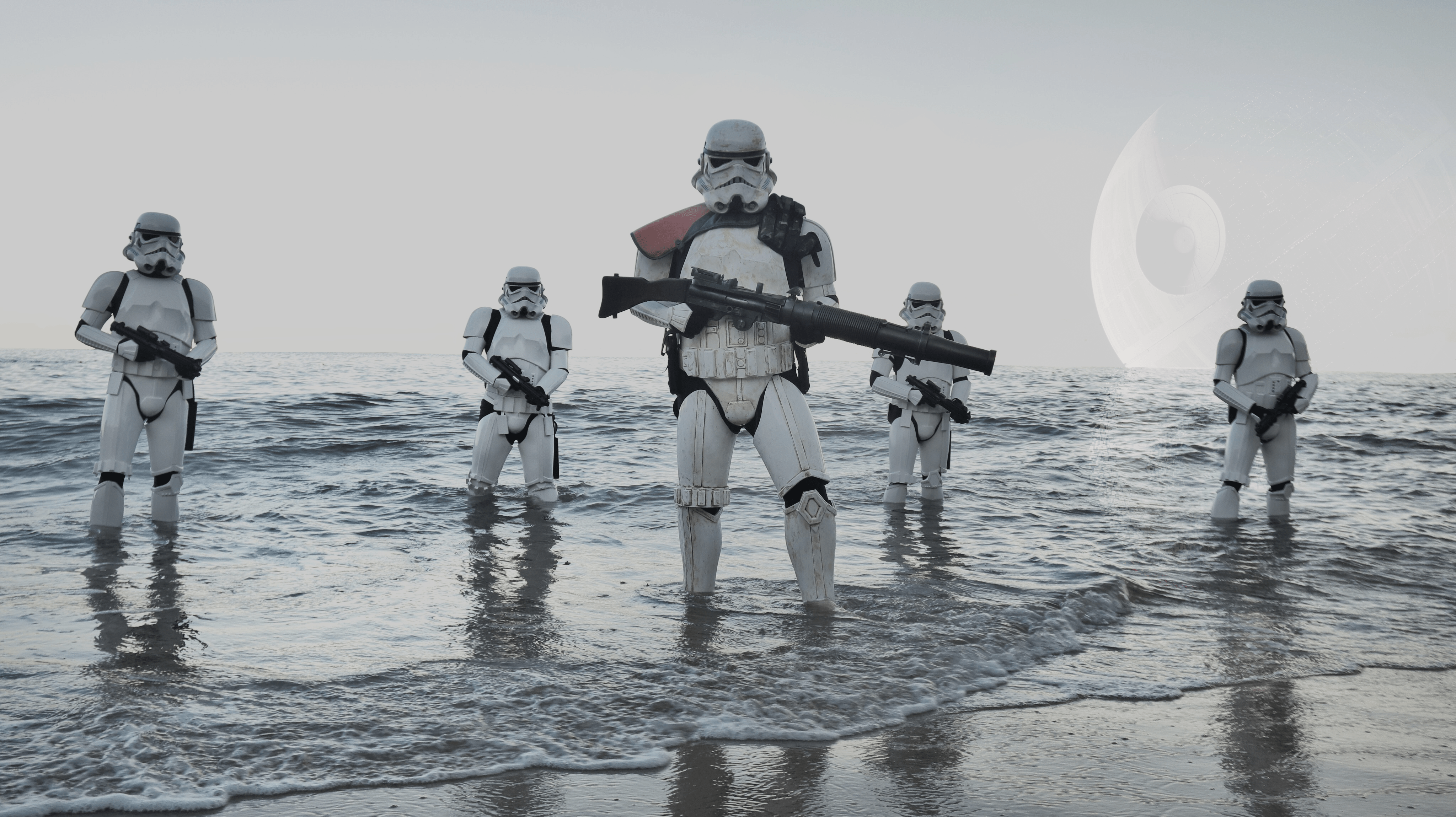 A few of my garrison's friends and I posed for a Rogue One inspired