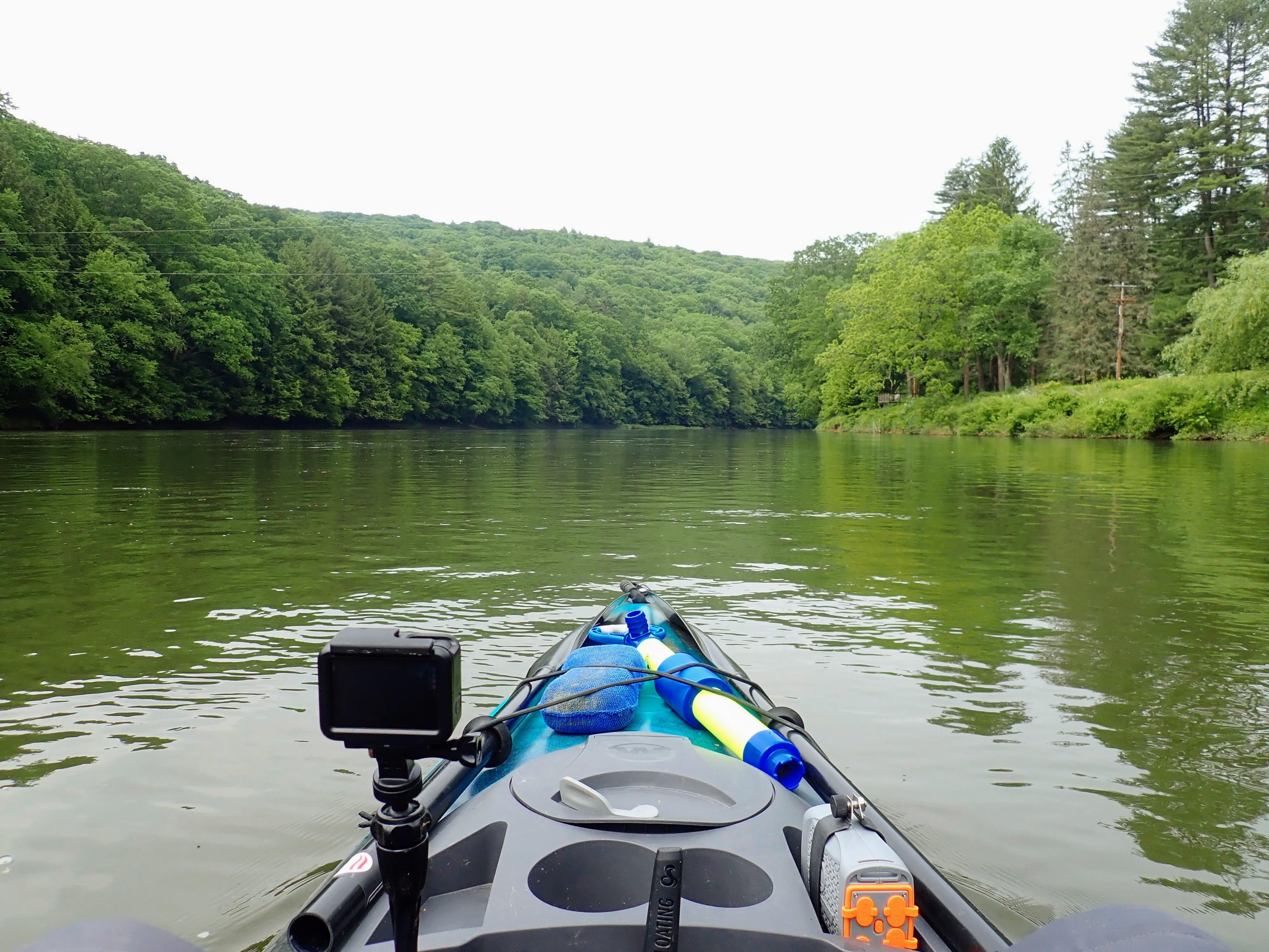 Heading down the Clarion River in Cook Forest Pennsylvania Wilds r