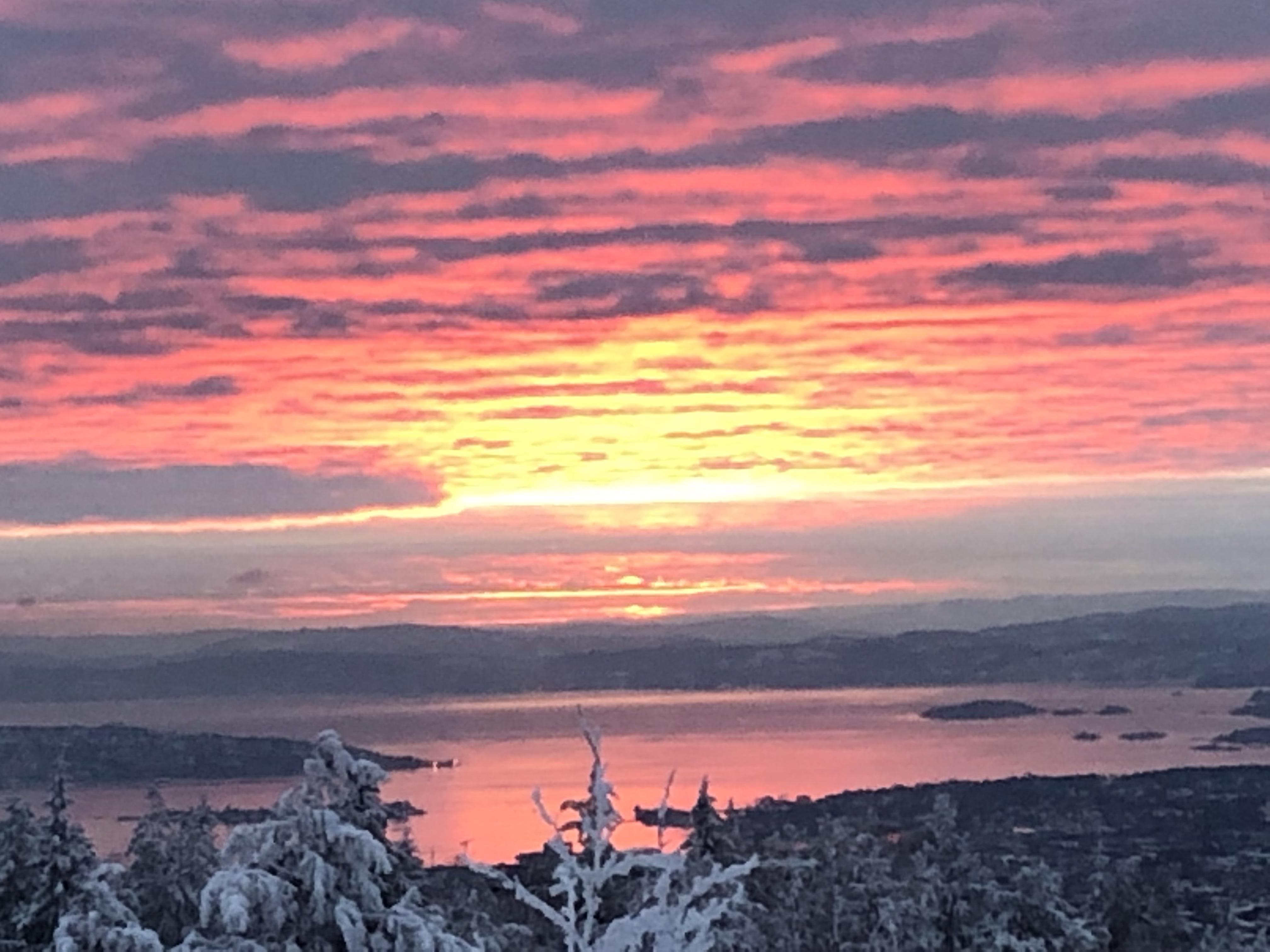 Oslo, Norway r/sunset