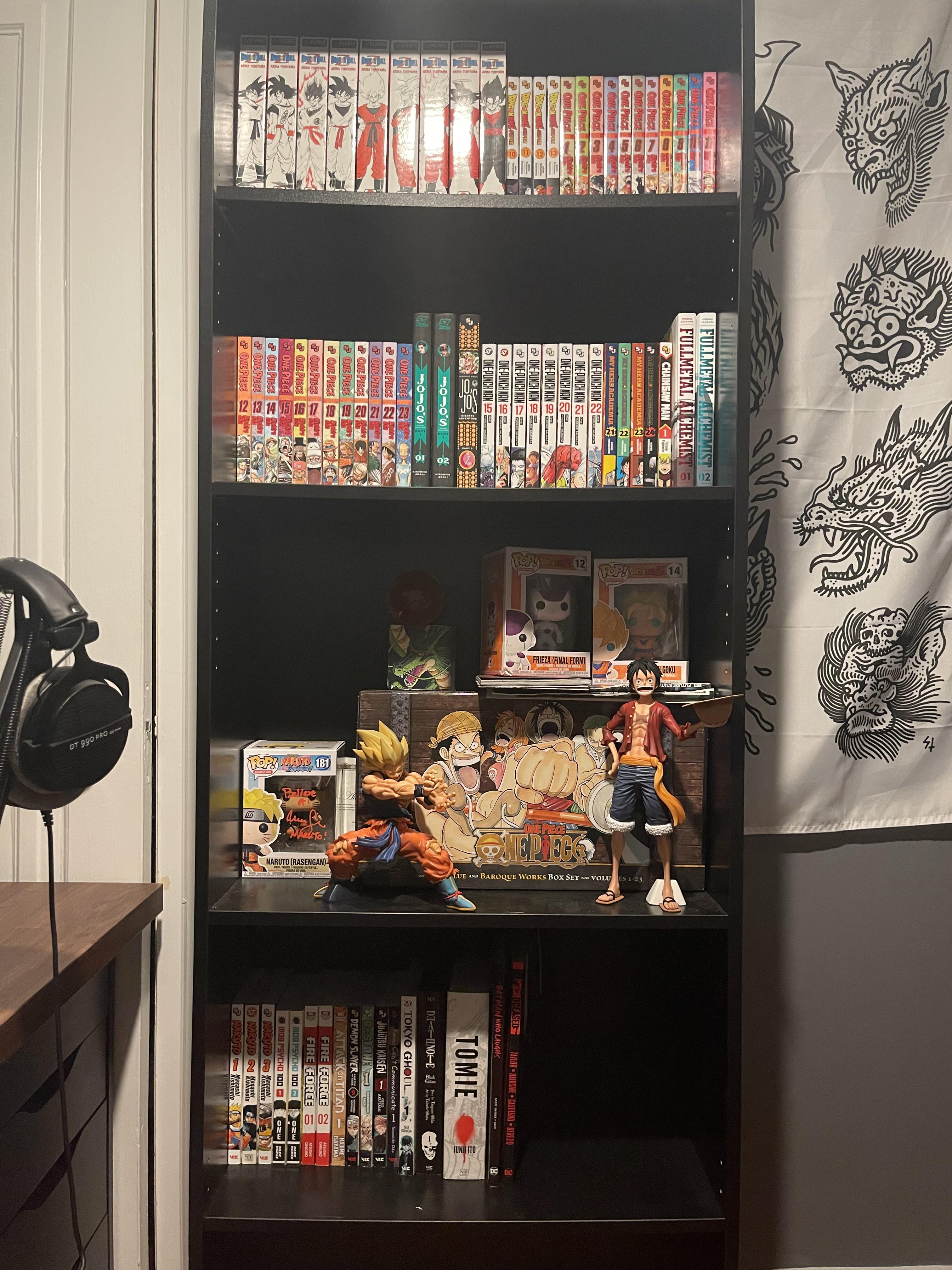 Updated manga shelf, thoughts? r/manga