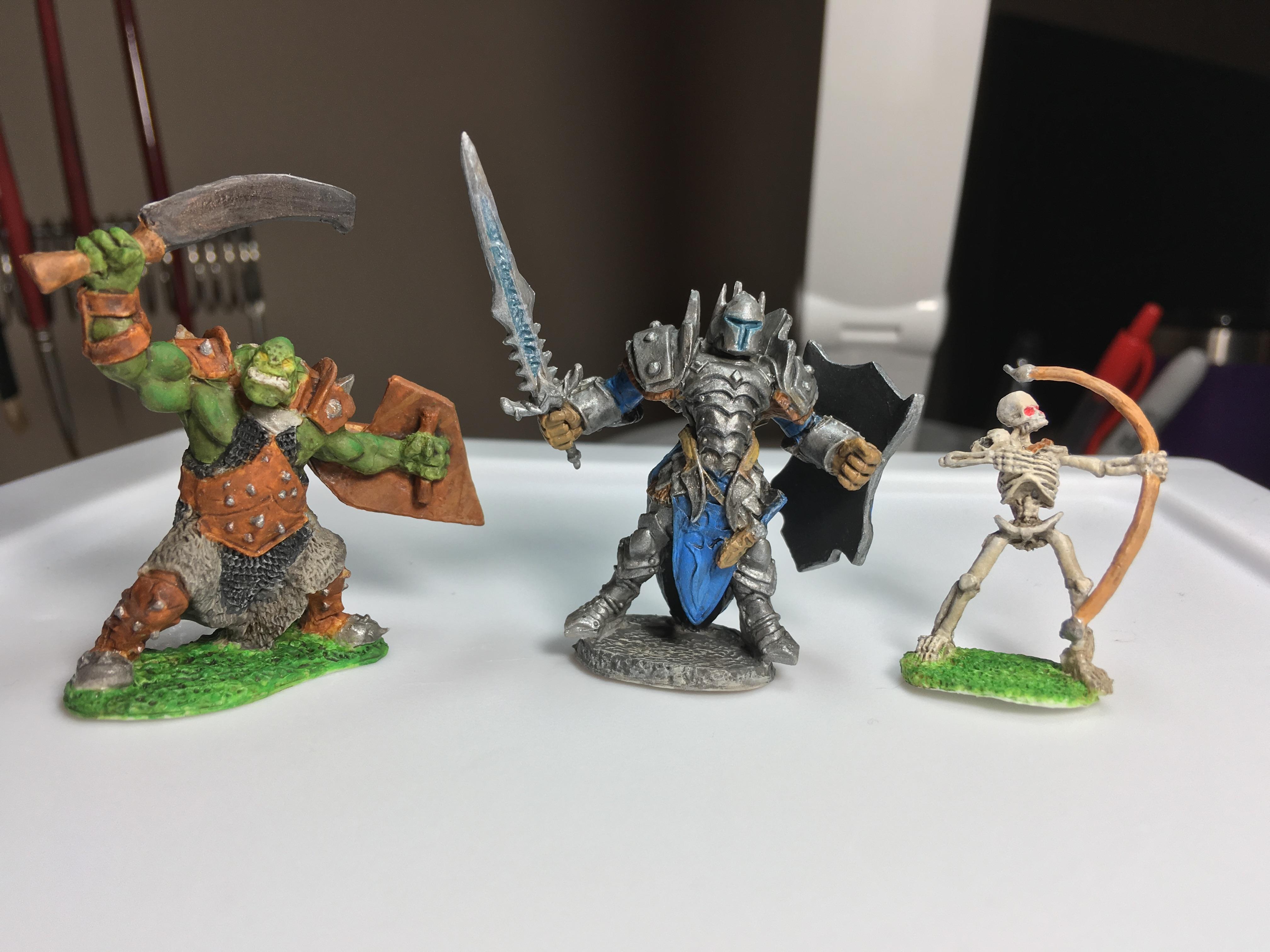 Making progress in the hobby. Reaper core skills kit done