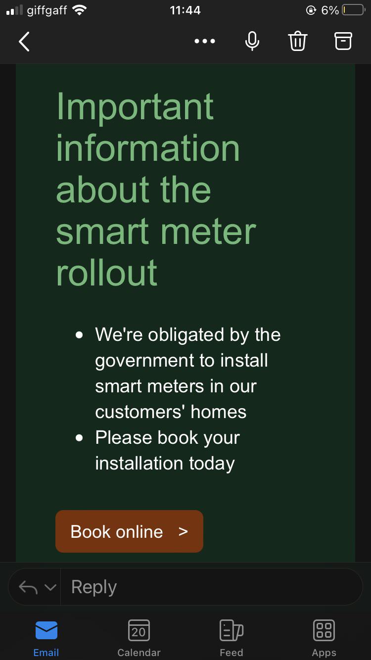 Are Smart meters mandatory now ? r/AskUK
