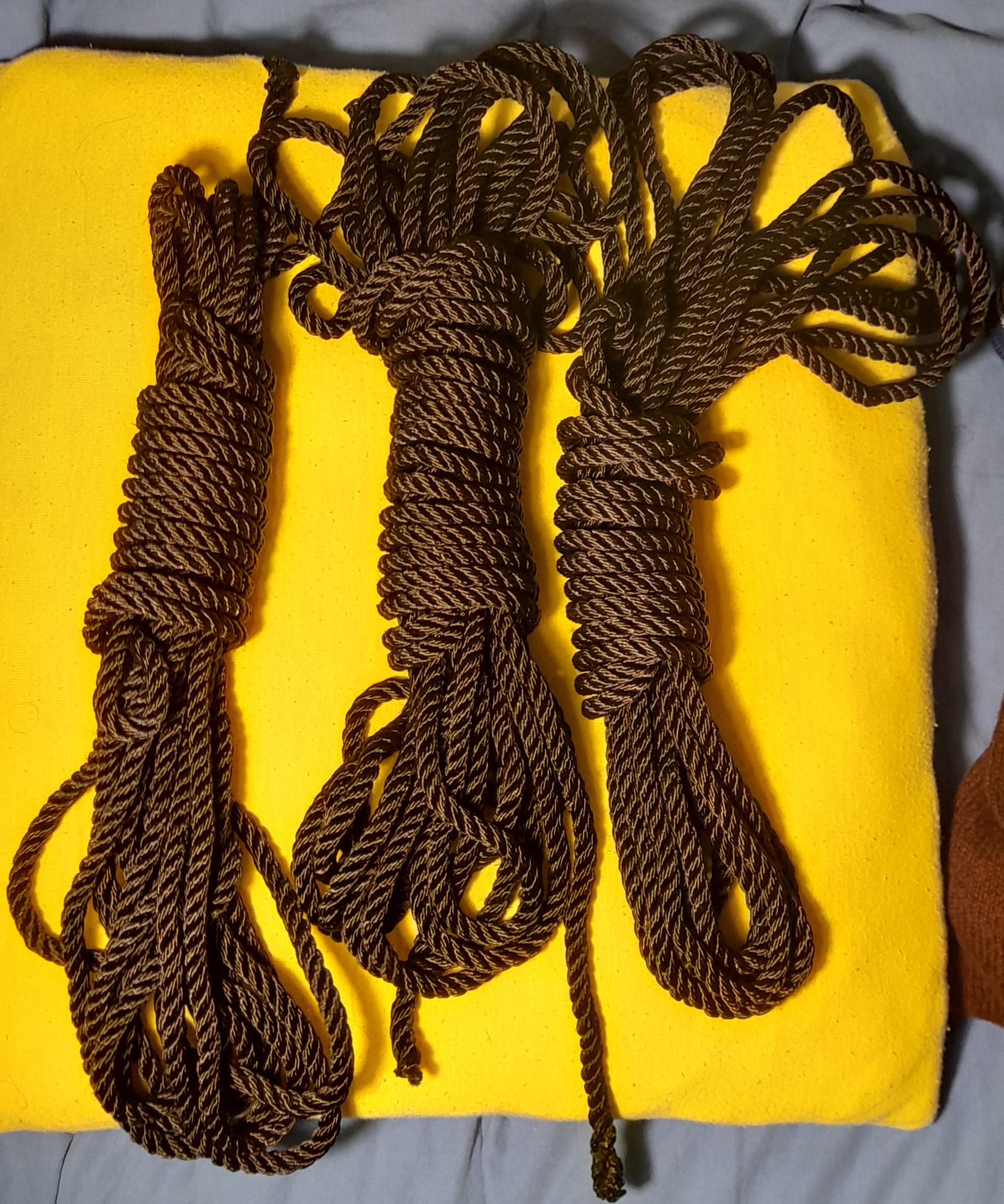 Dyed these nylon ropes but now they're too stiff, any advice on