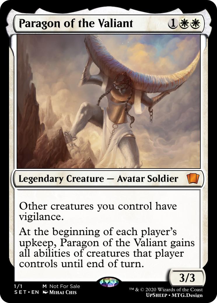 Paragon of the Valiant (reuploaded with correct spelling of Artist's