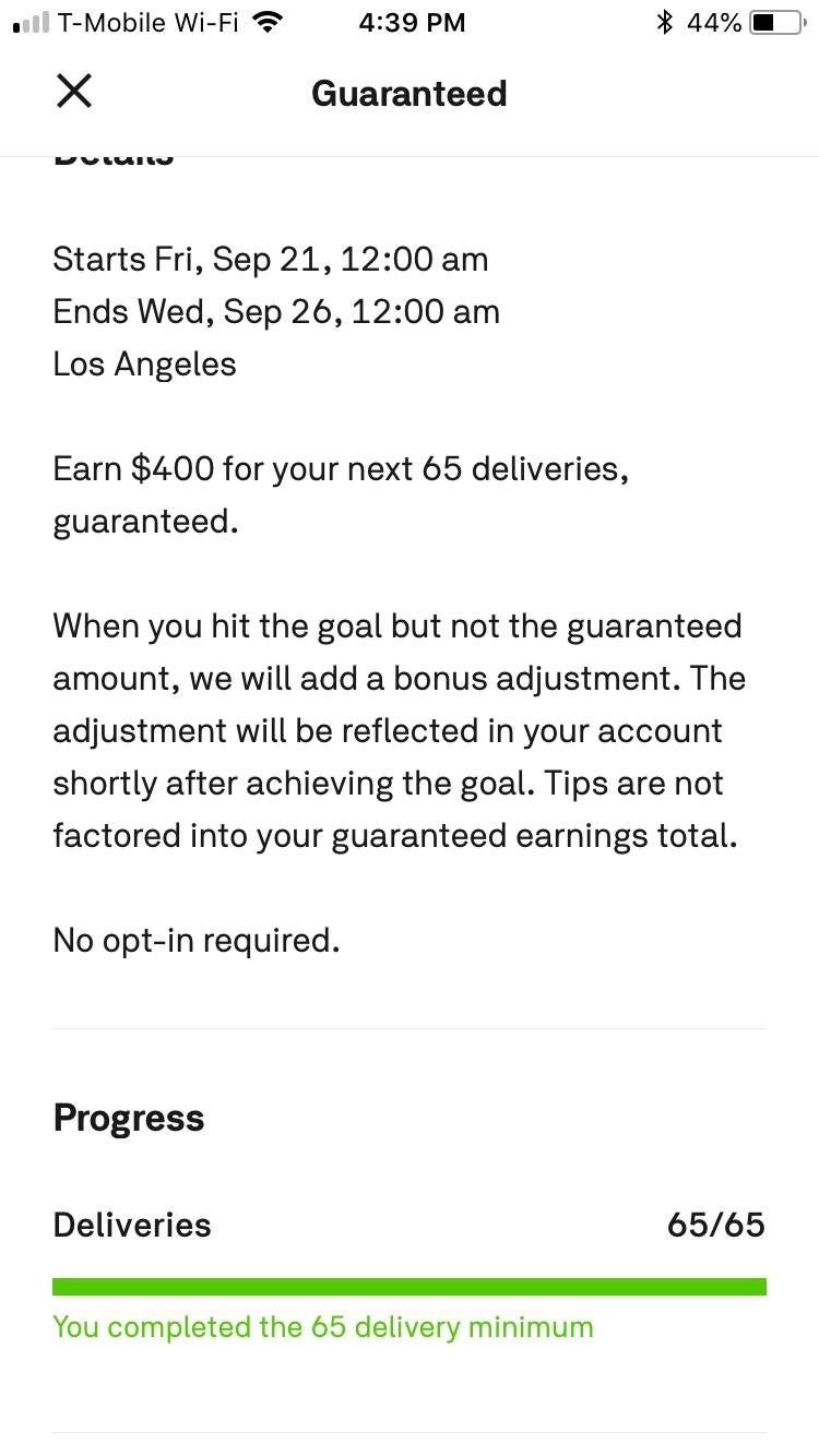 Should I expect this payout till the offer ends or should I contact