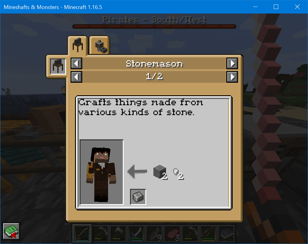 How do I make the stonemason craft this? r/Minecolonies