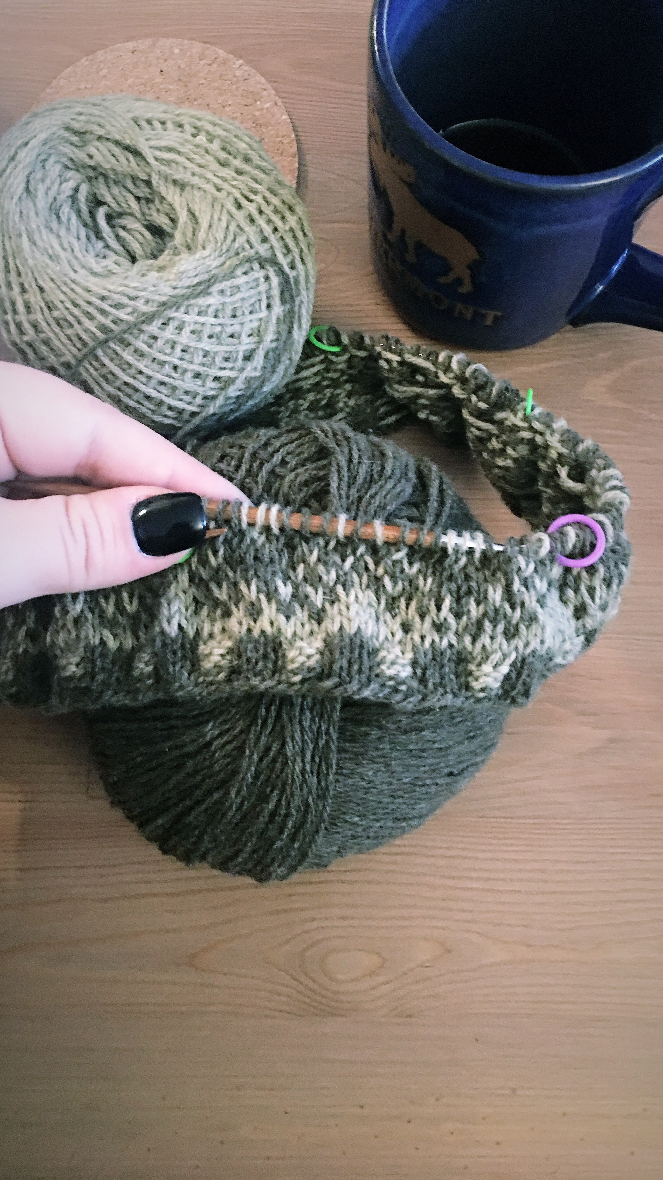 I tackled my biggest knitting fear stranded colour work. As a