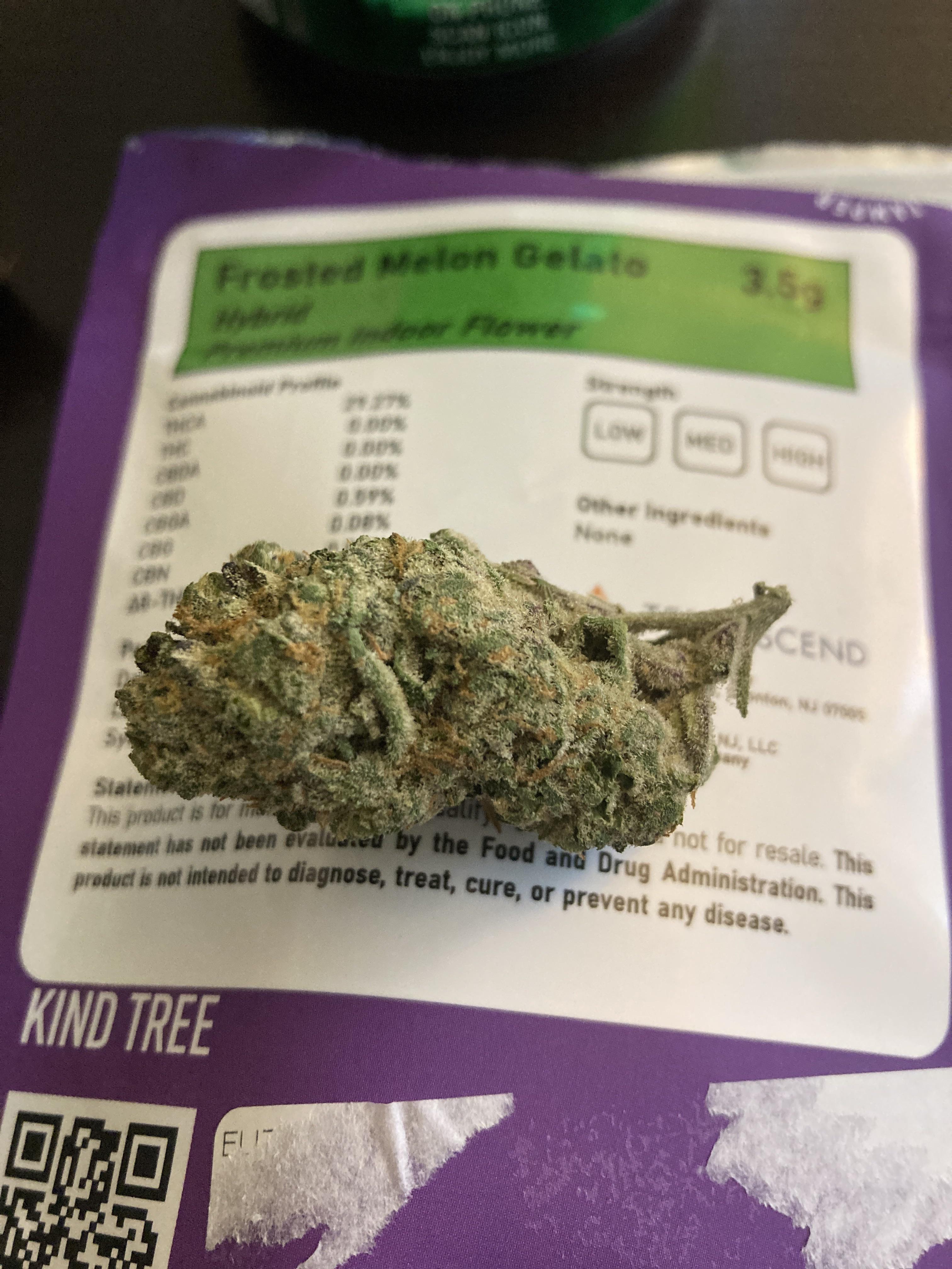 Frosted melon gelato I can’t get over how beautiful the bud looks for