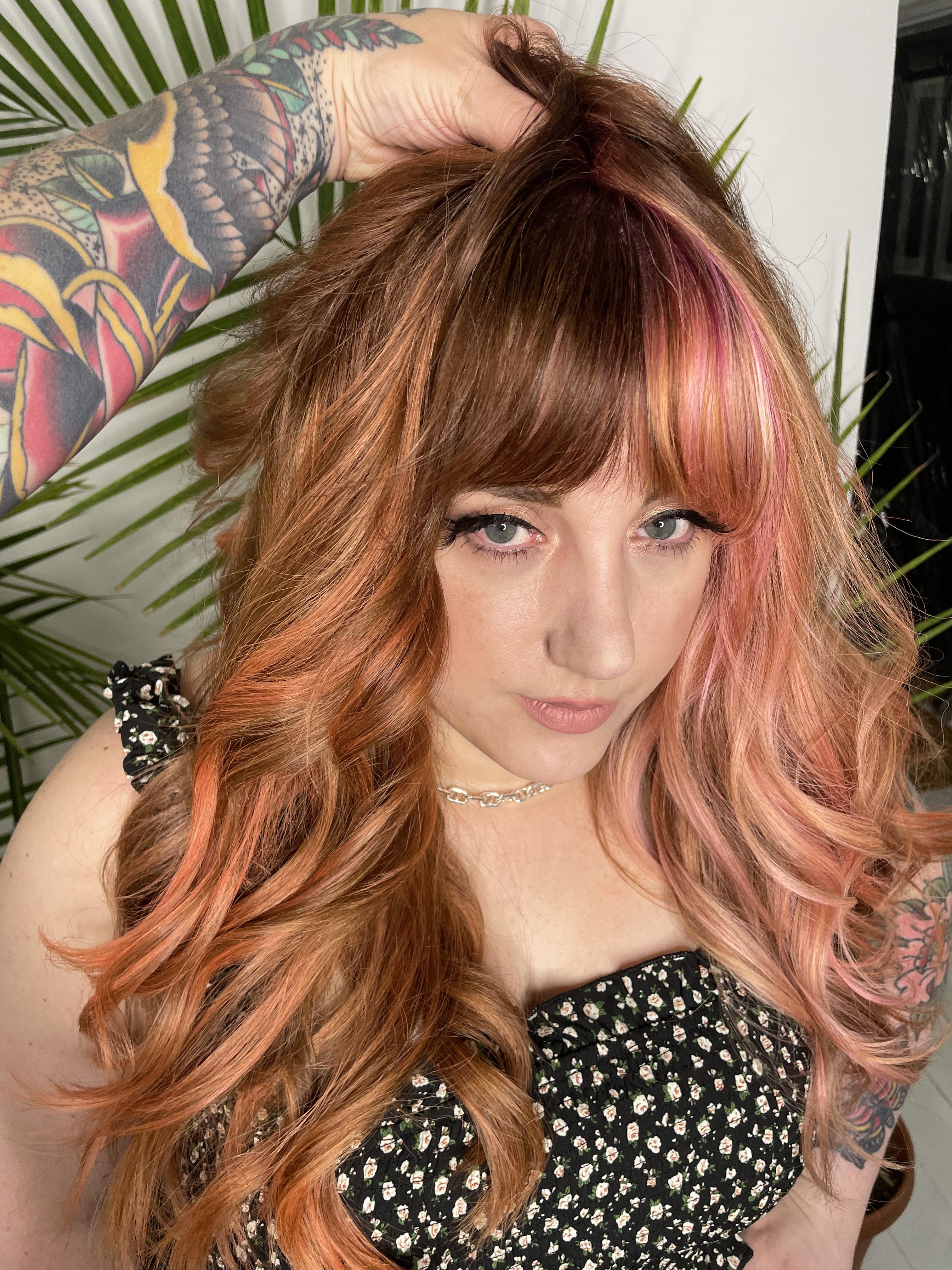 Peachy! By Lucia Heinrich at Saint Lucia salon Minneapolis, MN r/Hair