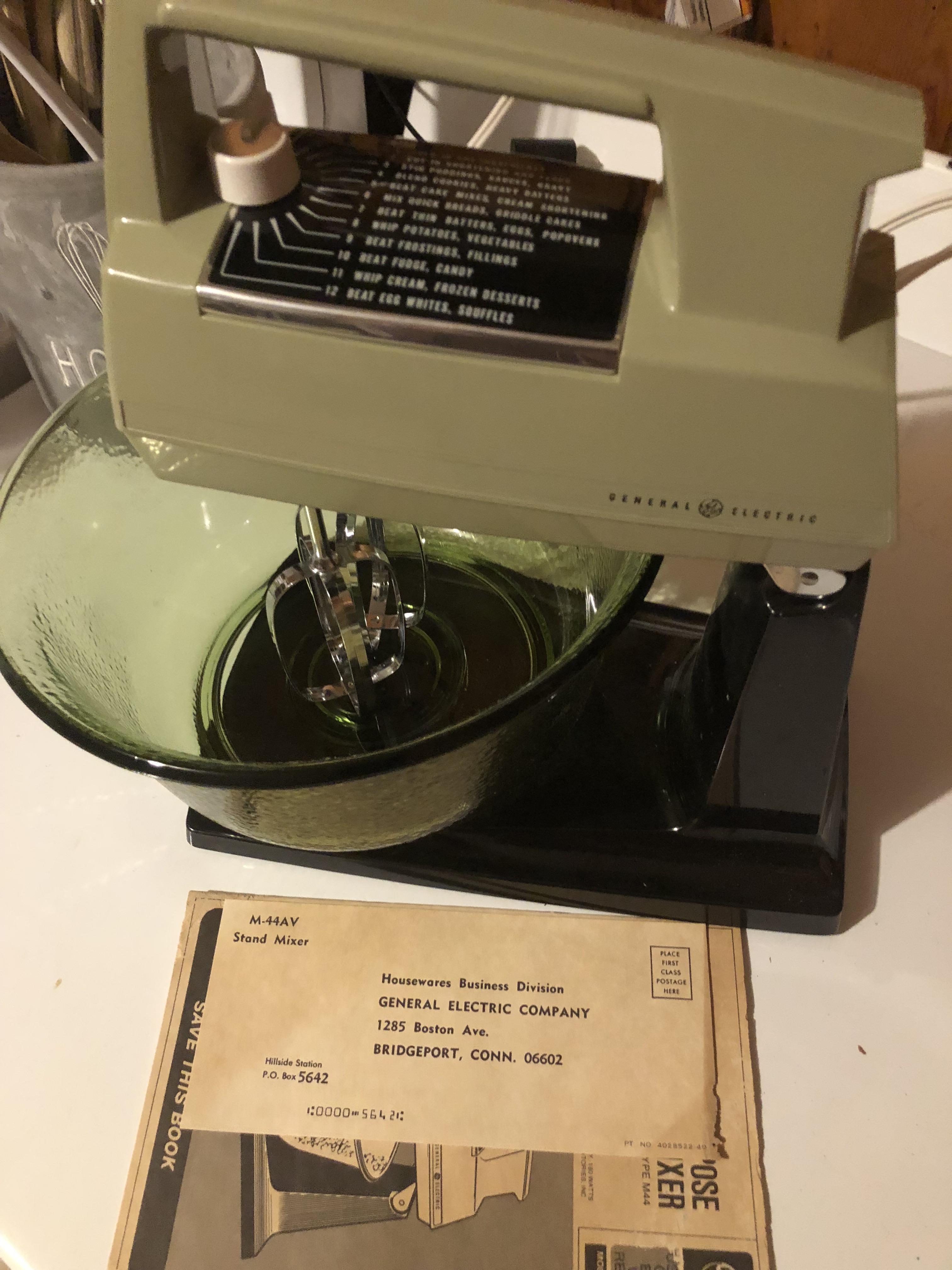 Vintage GE Electric Stand Mixer Found Unopened in Original Box for 7.48