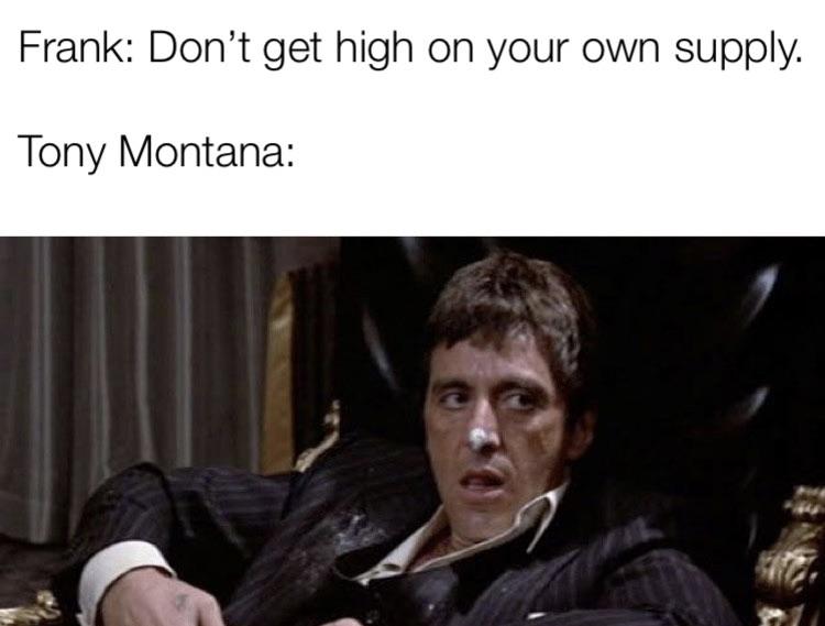 Surprised tony montana memes