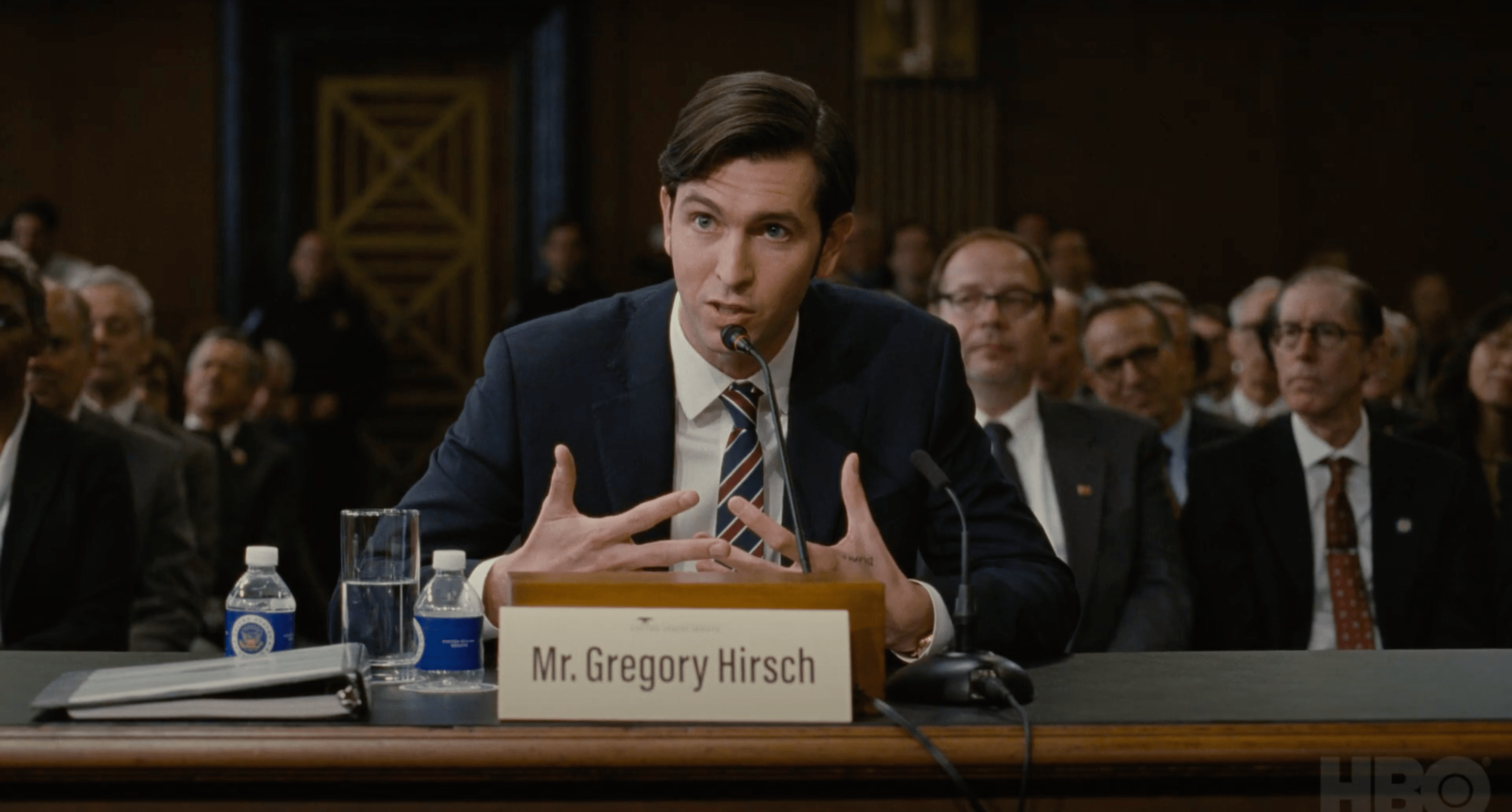 Just realized Cousin Greg has notes written on his left hand during his