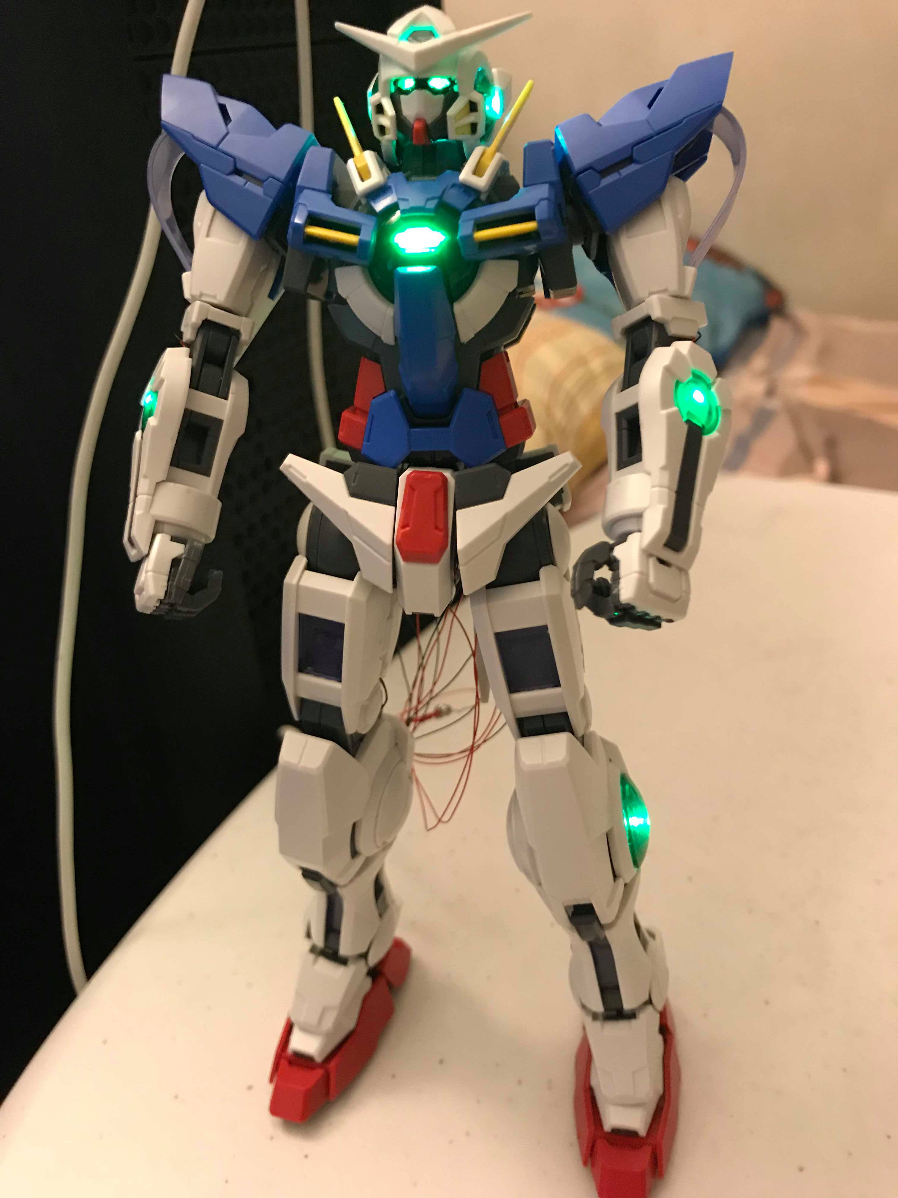 My first MG build and first time adding LED's into any Gundam kit. Came