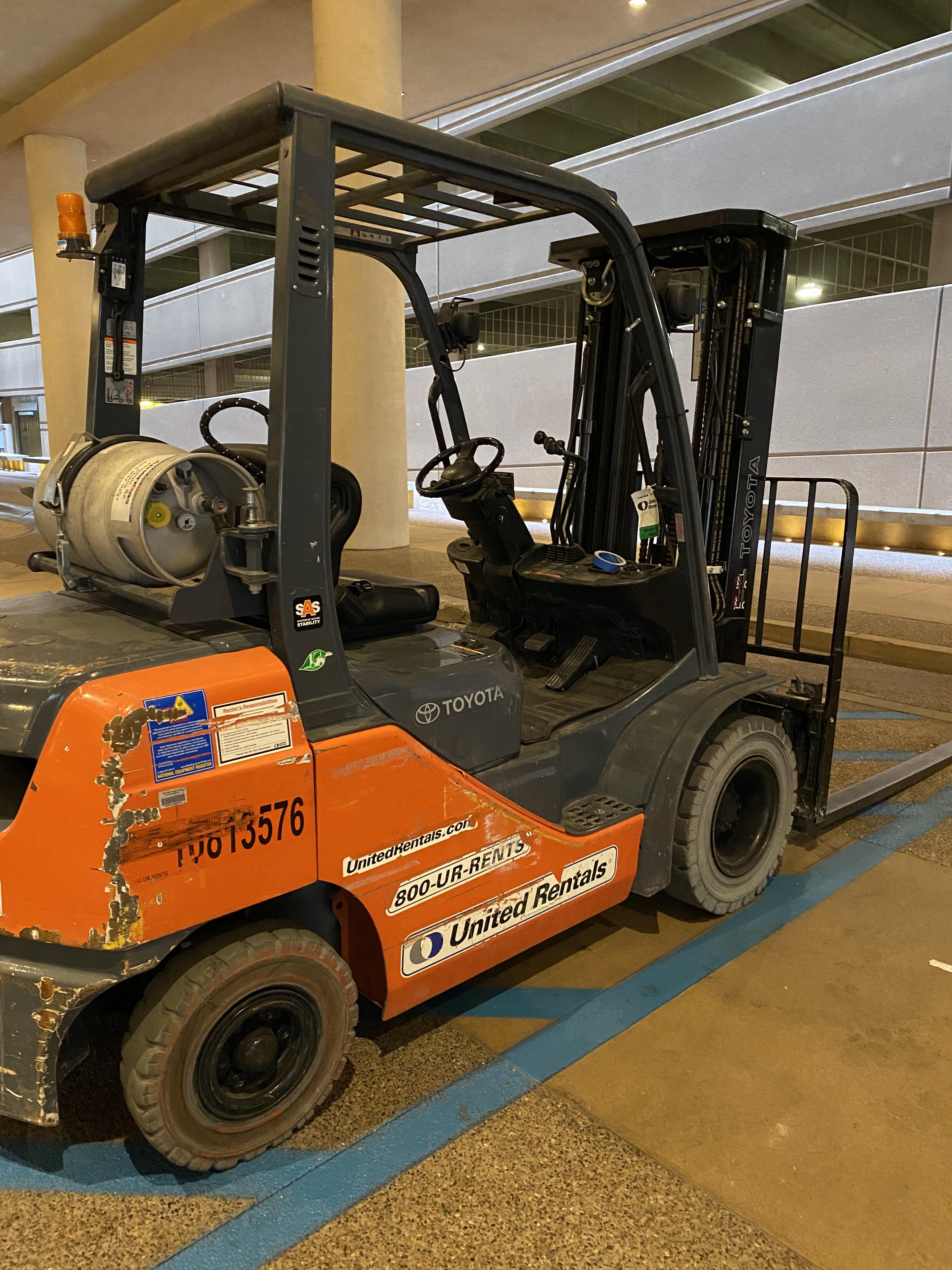 You ever see a forklift with the keys in it downtown and wanna joyride