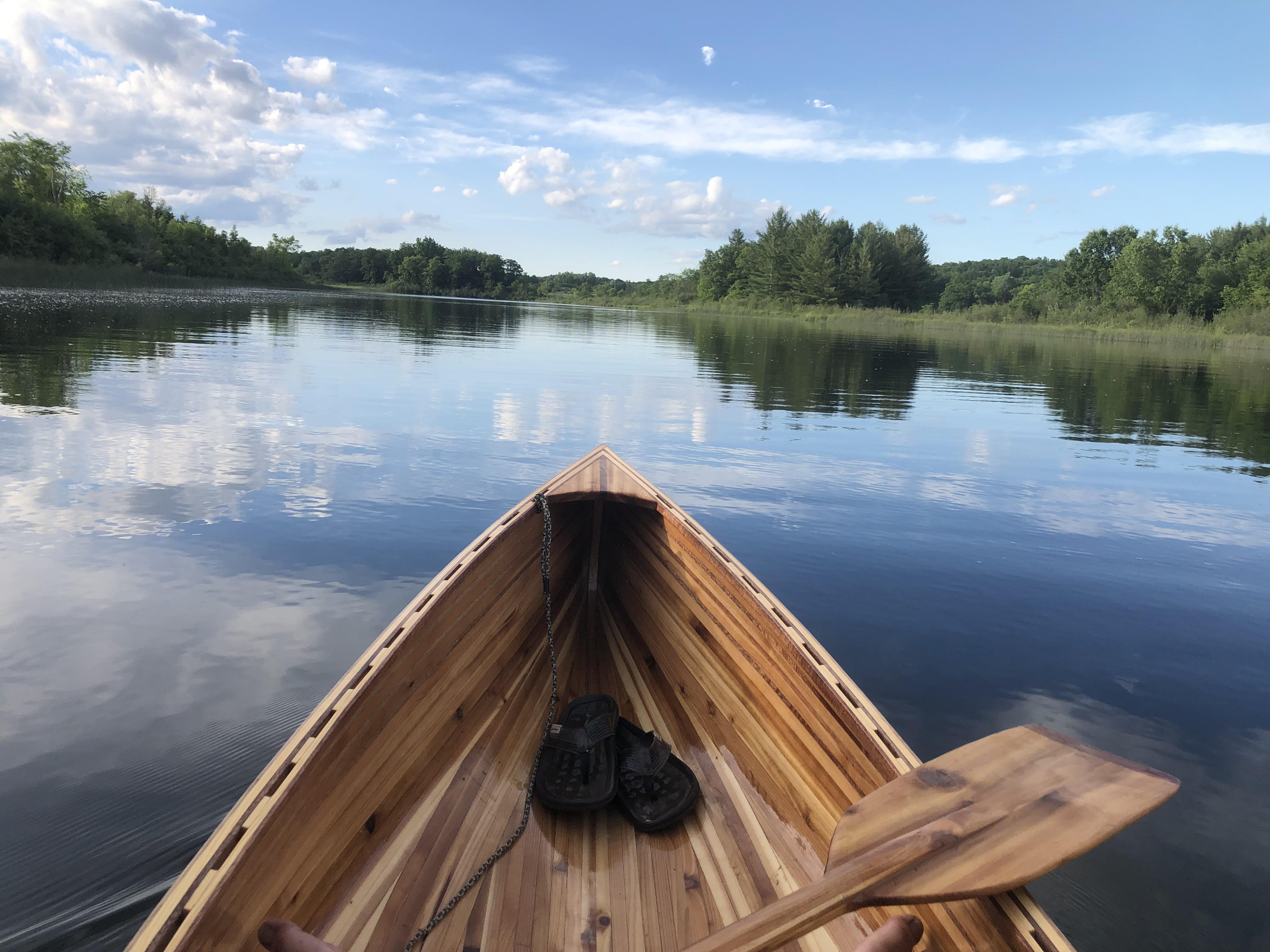 First day of summer paddle. Little Crotched Lake, Holly, MI. Finally a