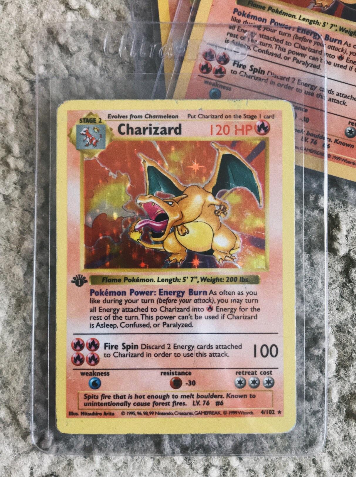 Rescued a played condition 1st edition Charizard. As much as I’d love those higher end ones