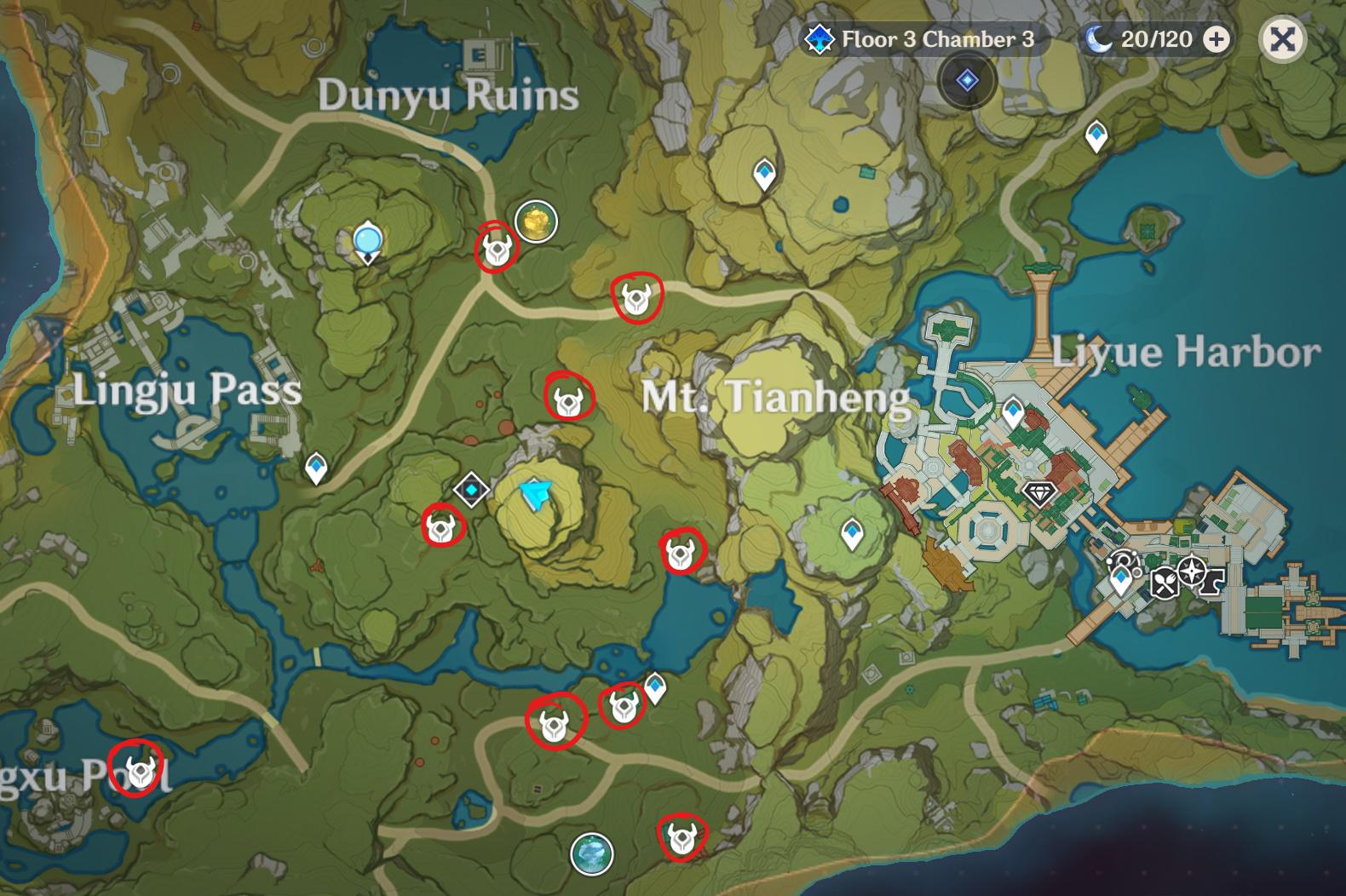9 Treasure Hoarder Locations in Liyue r/Genshin_Impact