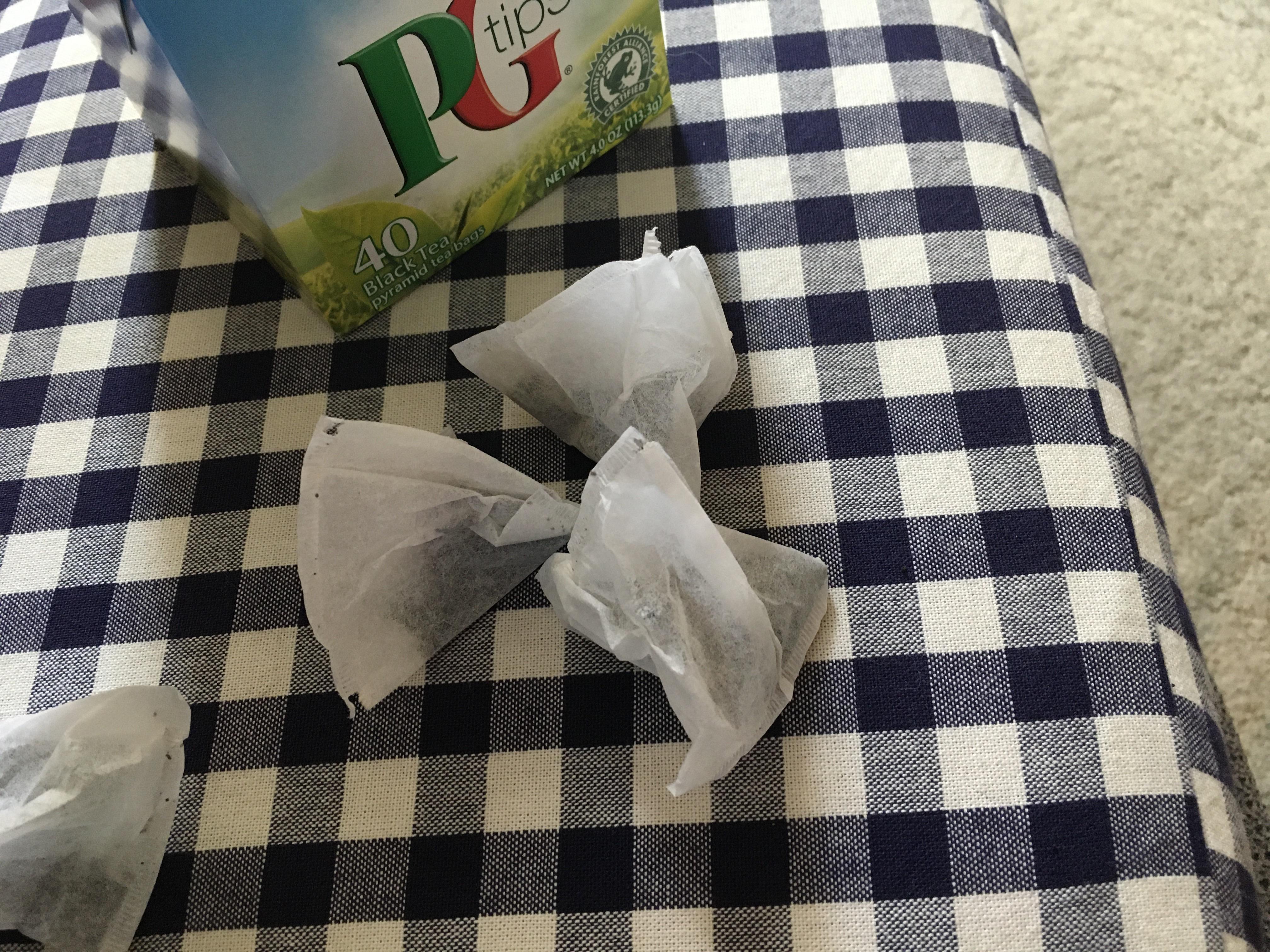 My tea bags have damaged corners. When I took the cellophane off the