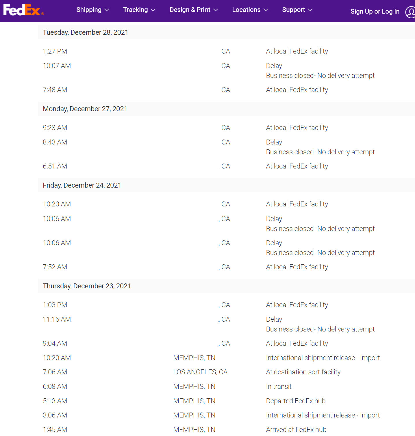 Where's My Package UPS United States