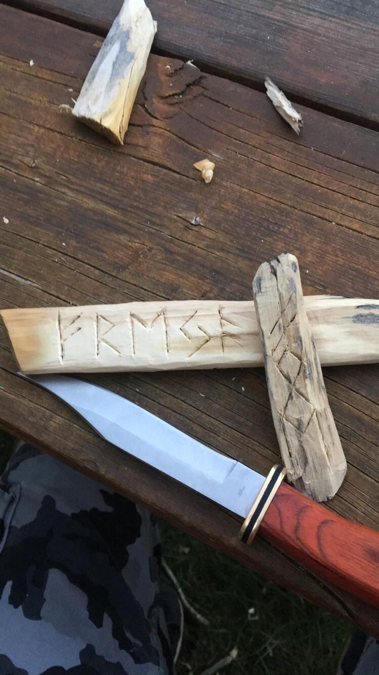 Best Wood For Rune Carving Wood carving