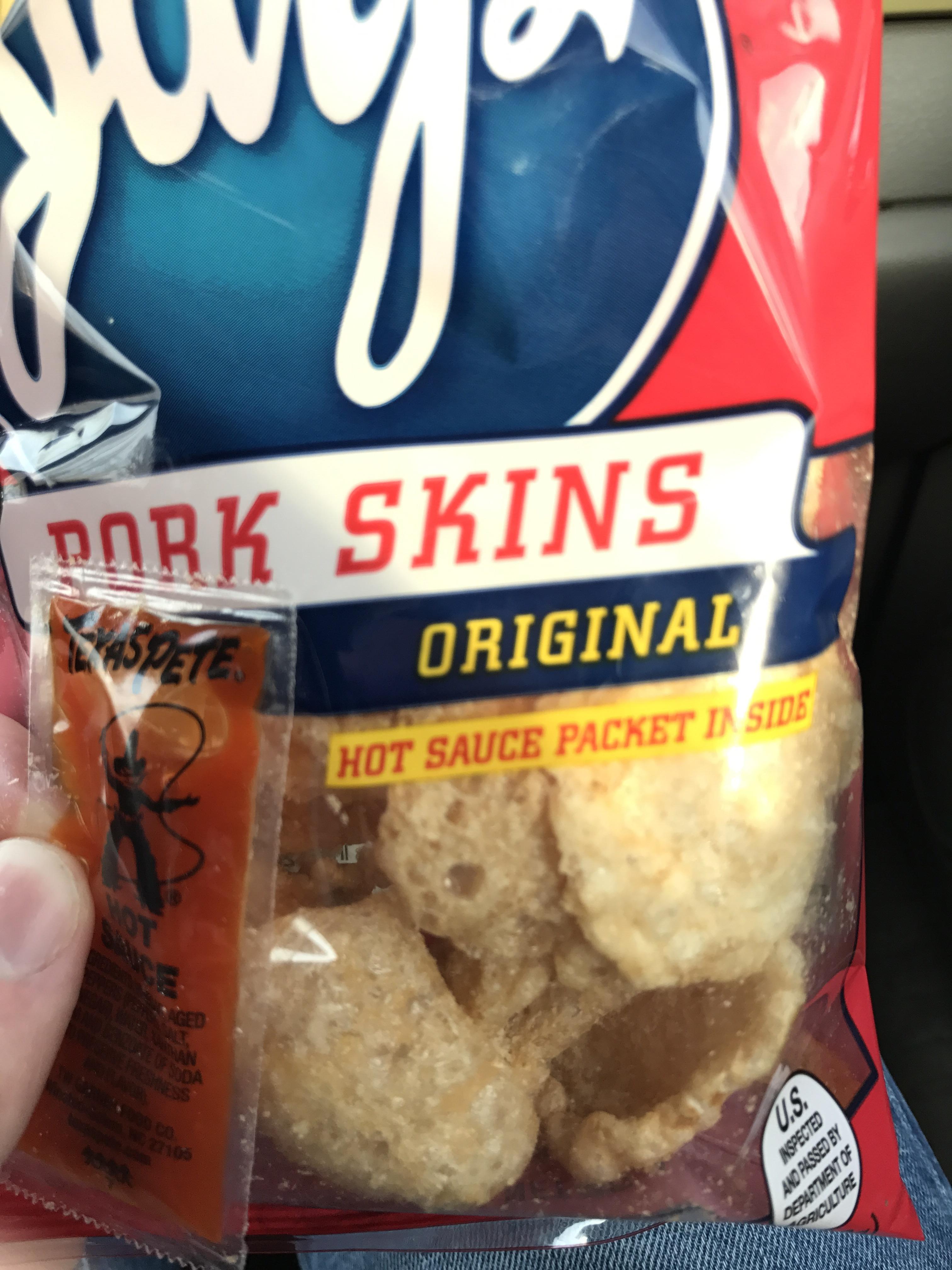 These pork rinds come with a hot sauce packet r/mildlyinteresting
