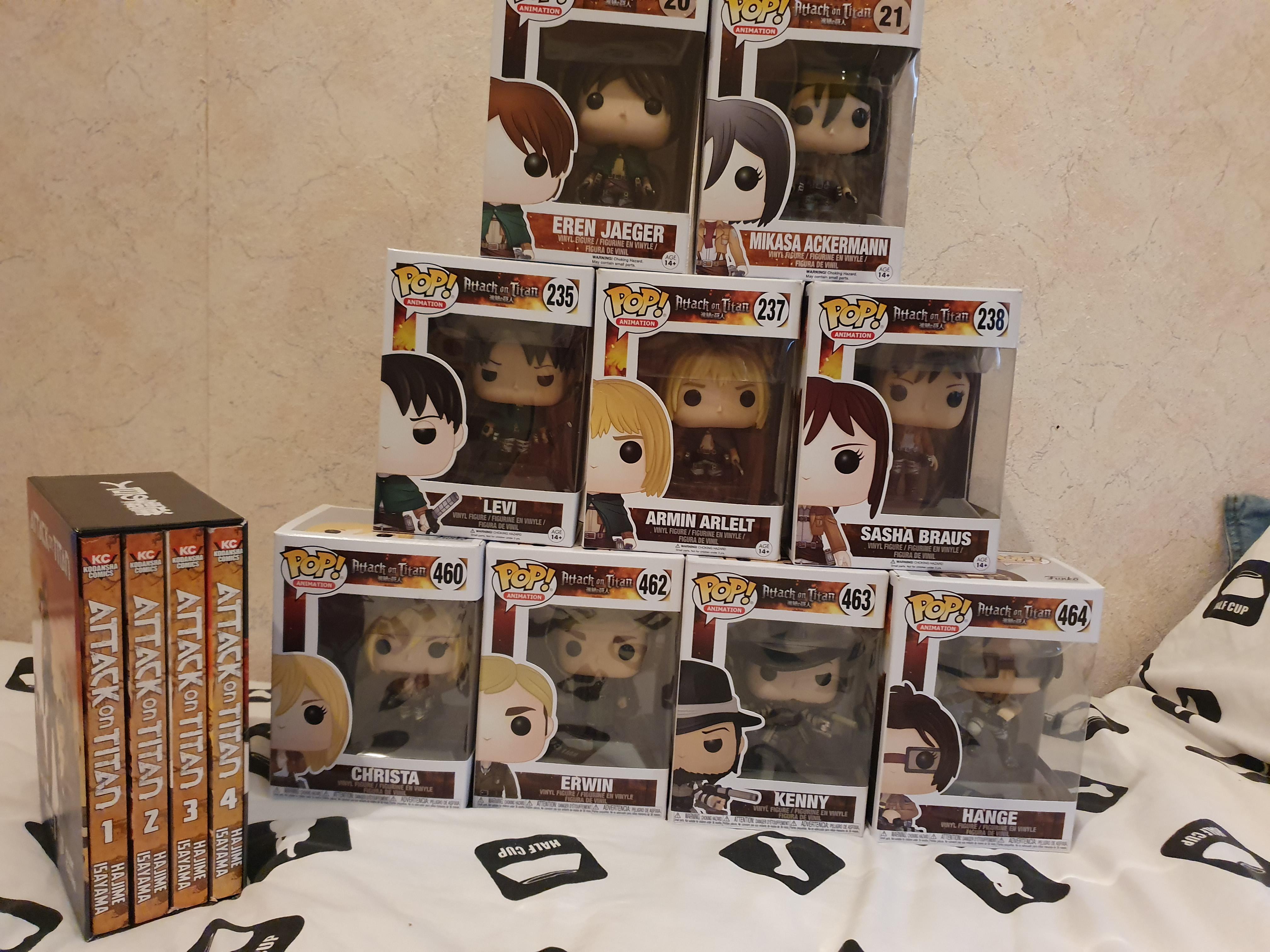 My Funko Pop collection! I also started with collecting the manga! I'm