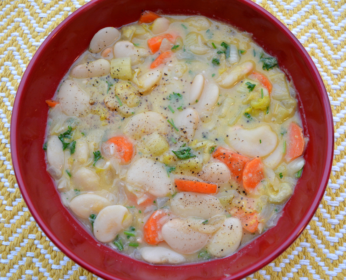 Smoky butter bean soup, 265 Calories. Super easy to make and delicious