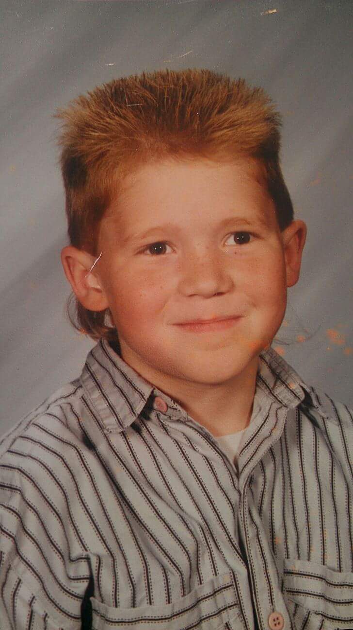 This is the haircut i had in Second Grade... A ginger mullet r/funny