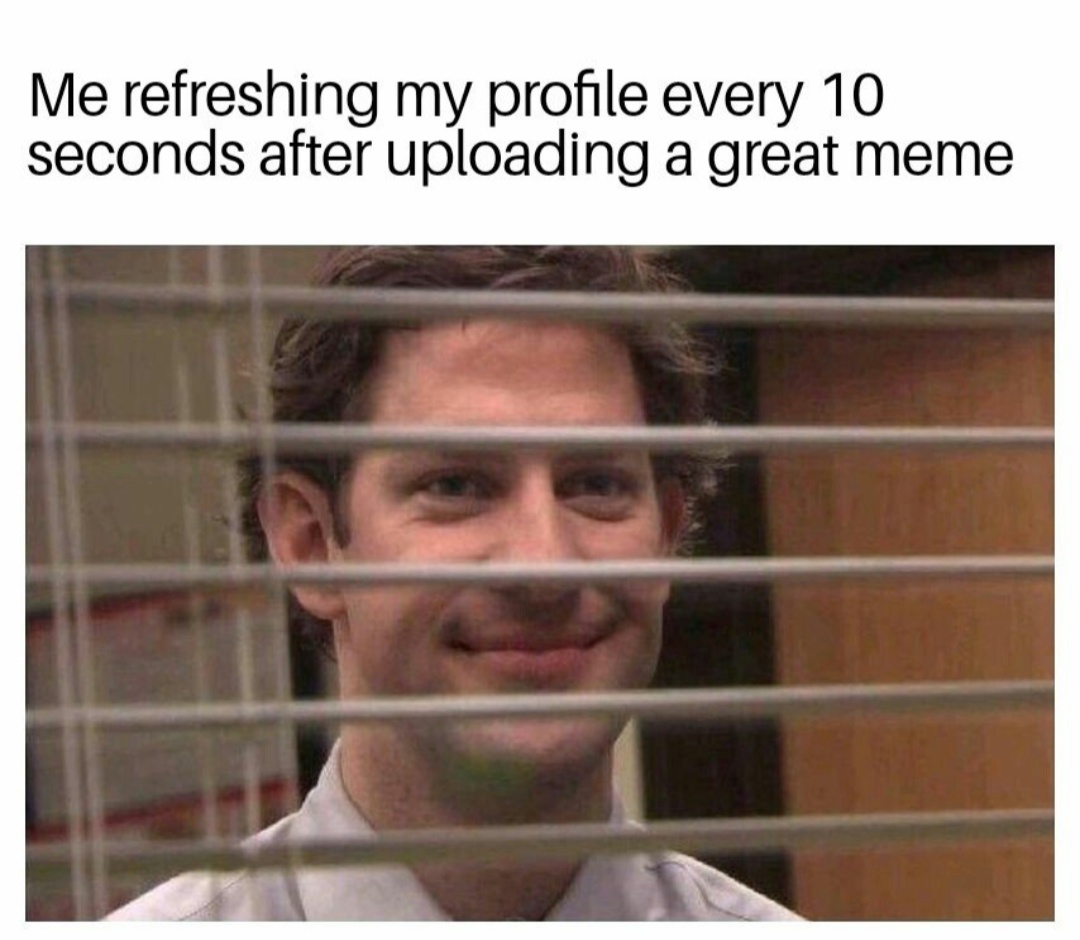 Those who don't get more than 20 ⬆️ on good memes can relate to this
