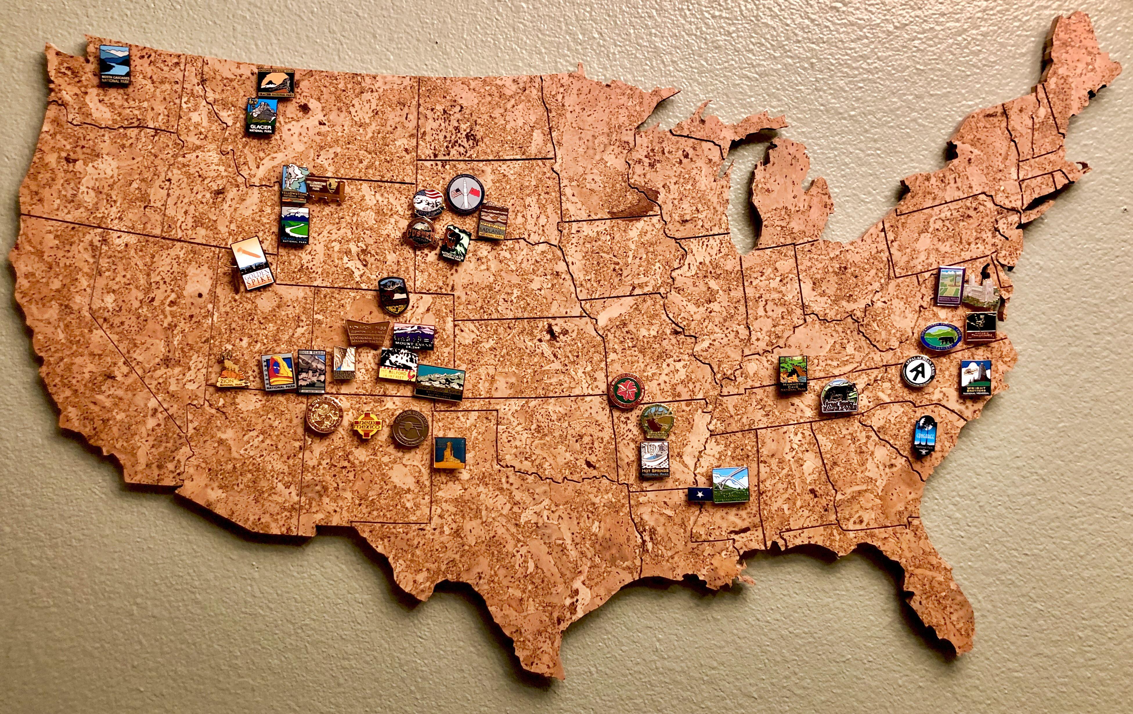 My National Park pin collection r/NationalPark