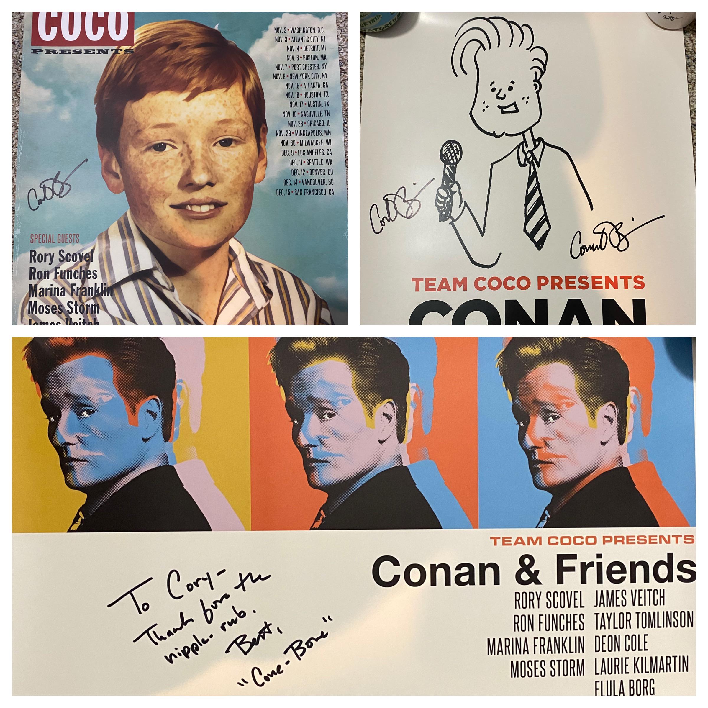 Came across my signed tour posters (still need to get proper frames