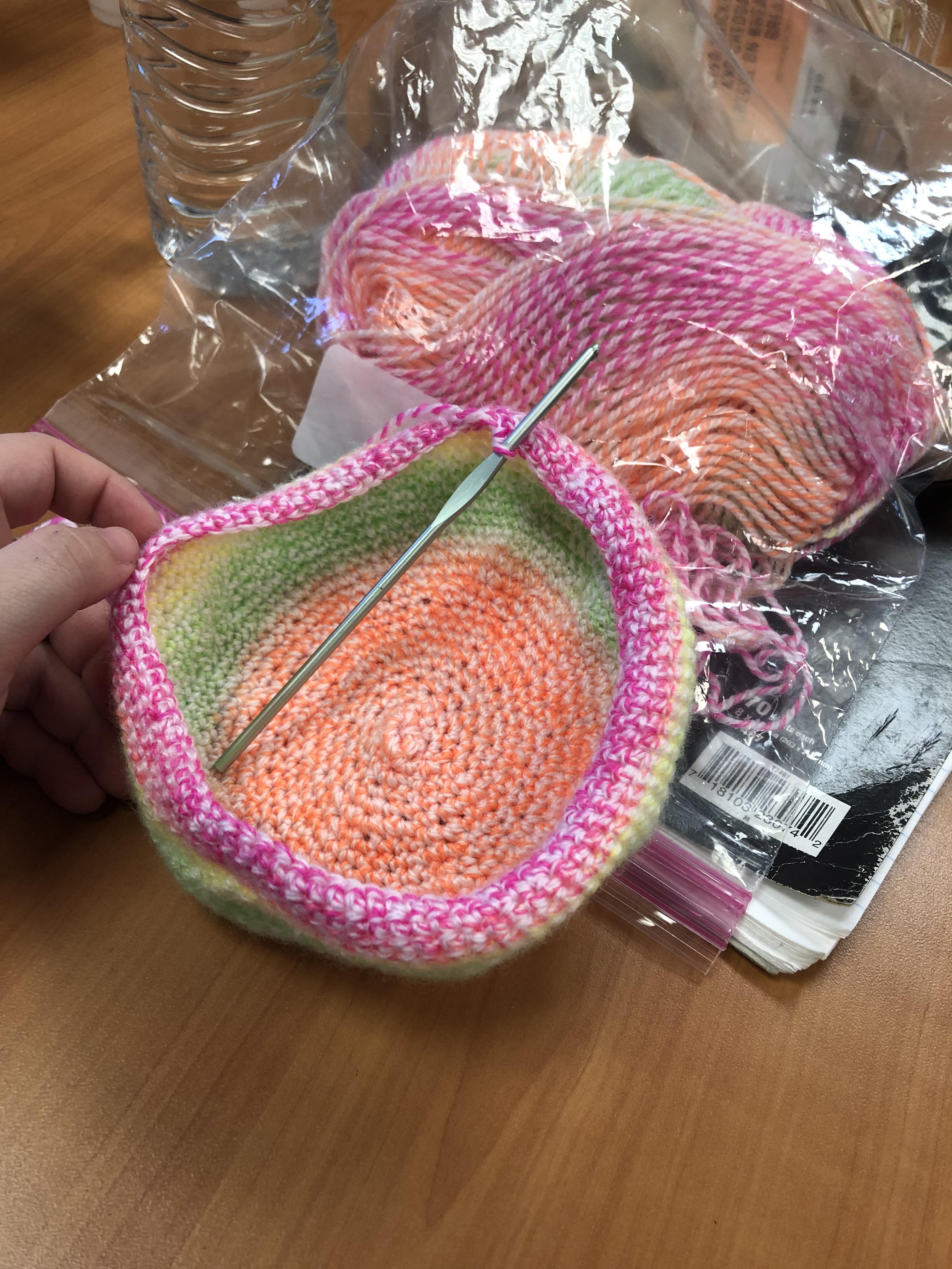 Stuck at jury duty but I’m keeping occupied r/crochet