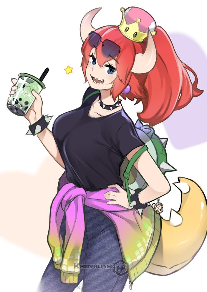 3985 best r/bowsette images on Pholder Flowers in her hair