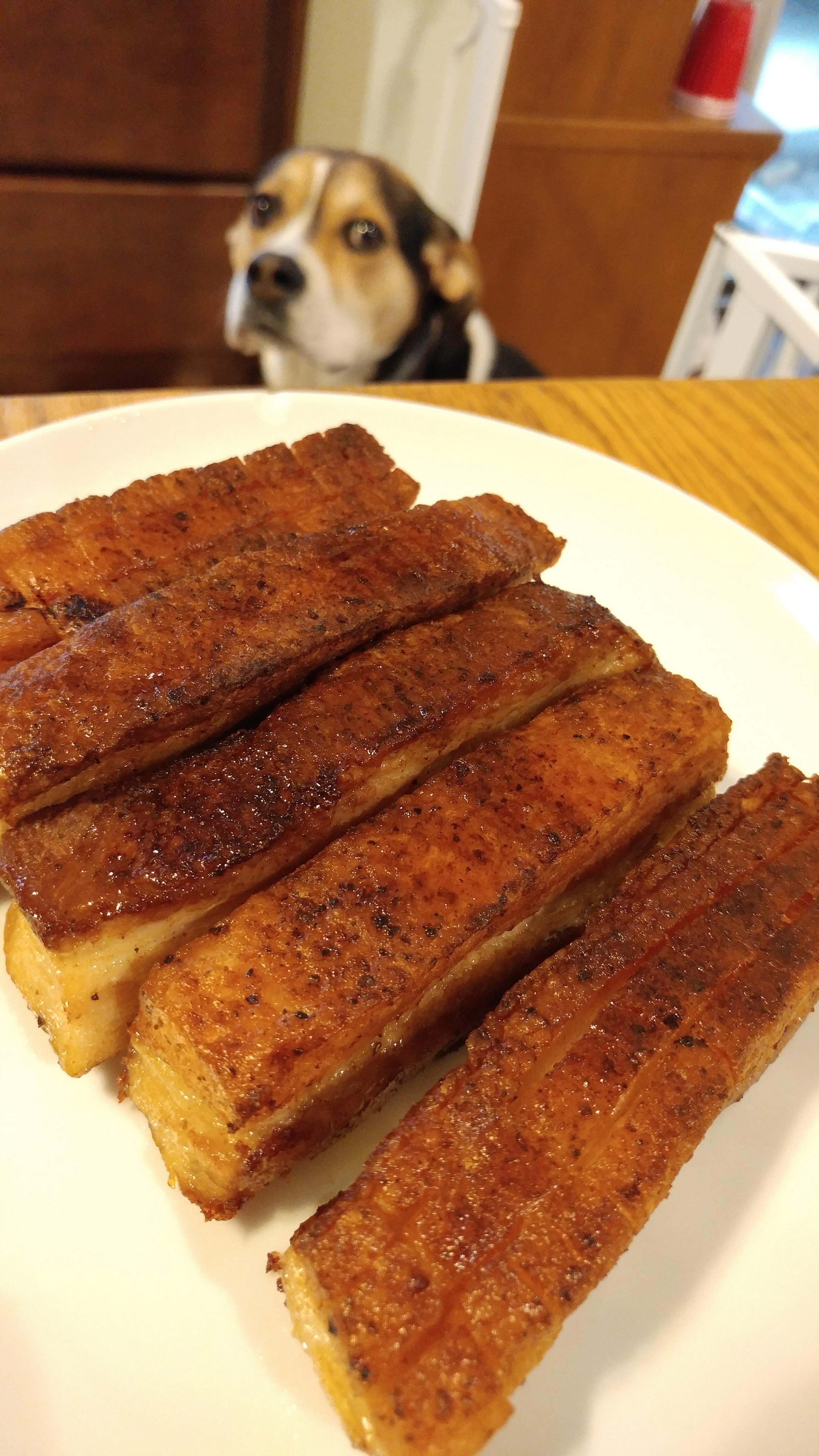 Chinese five spice rubbed pork belly r/Bacon