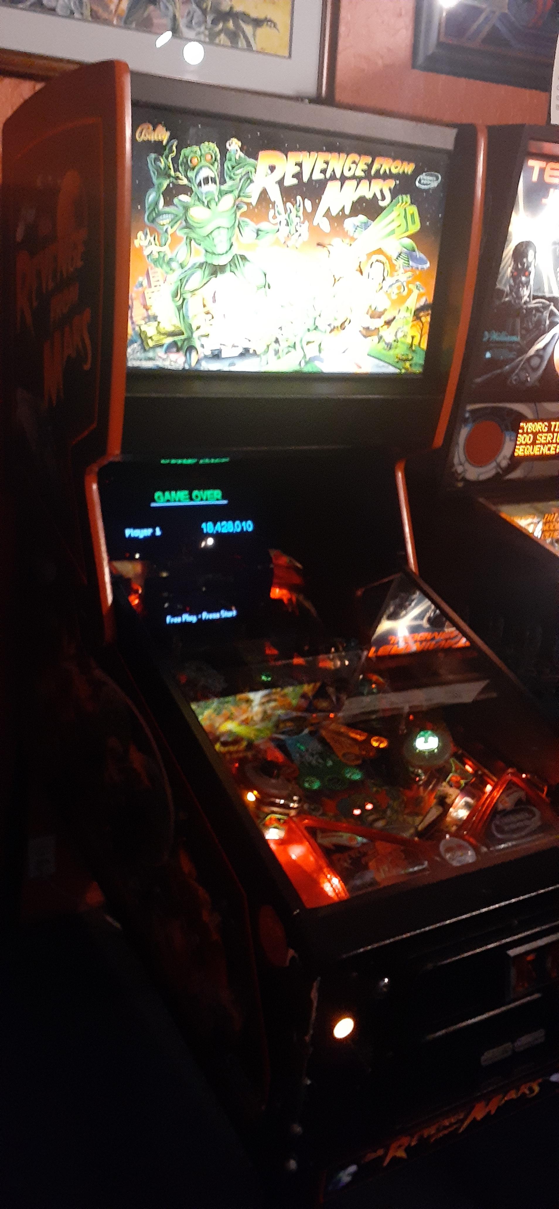 Revenge From Mars 3d Pacific Pinball Museum Alameda, CA r/pinball