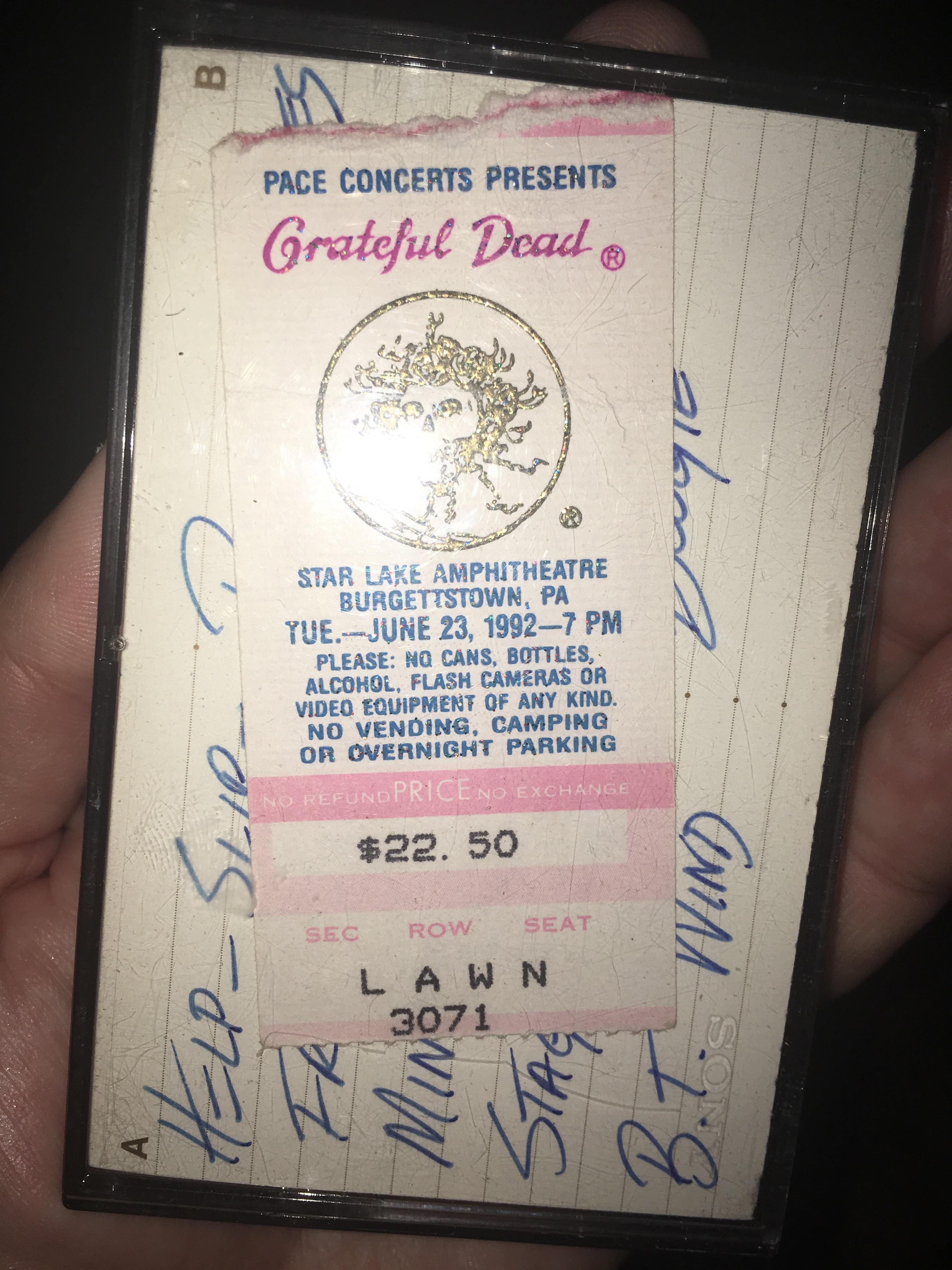 [6.23.1992 Burgettstown, PA] Were you there too ? Anyone remember the