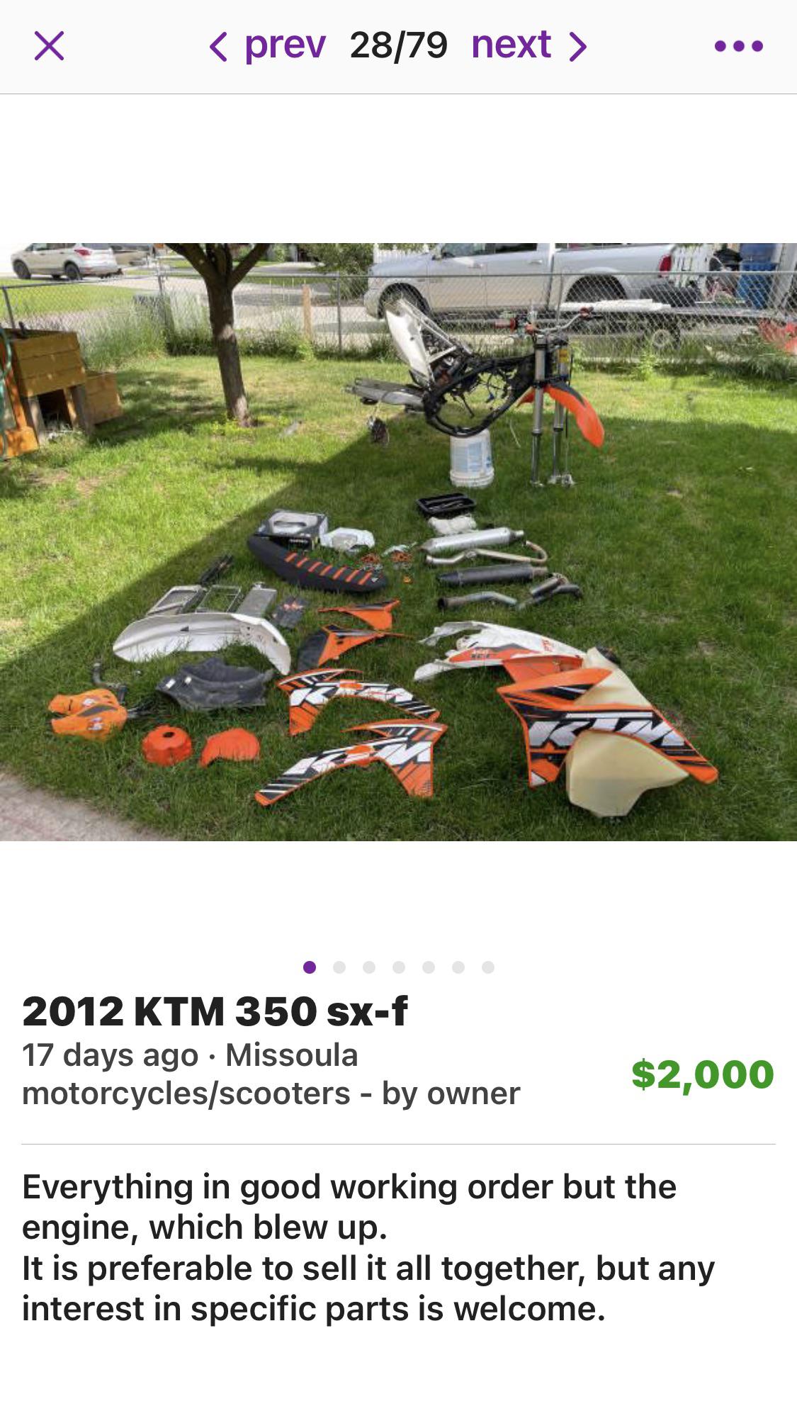 Adding to the outrageous Craigslist post r/Dirtbikes