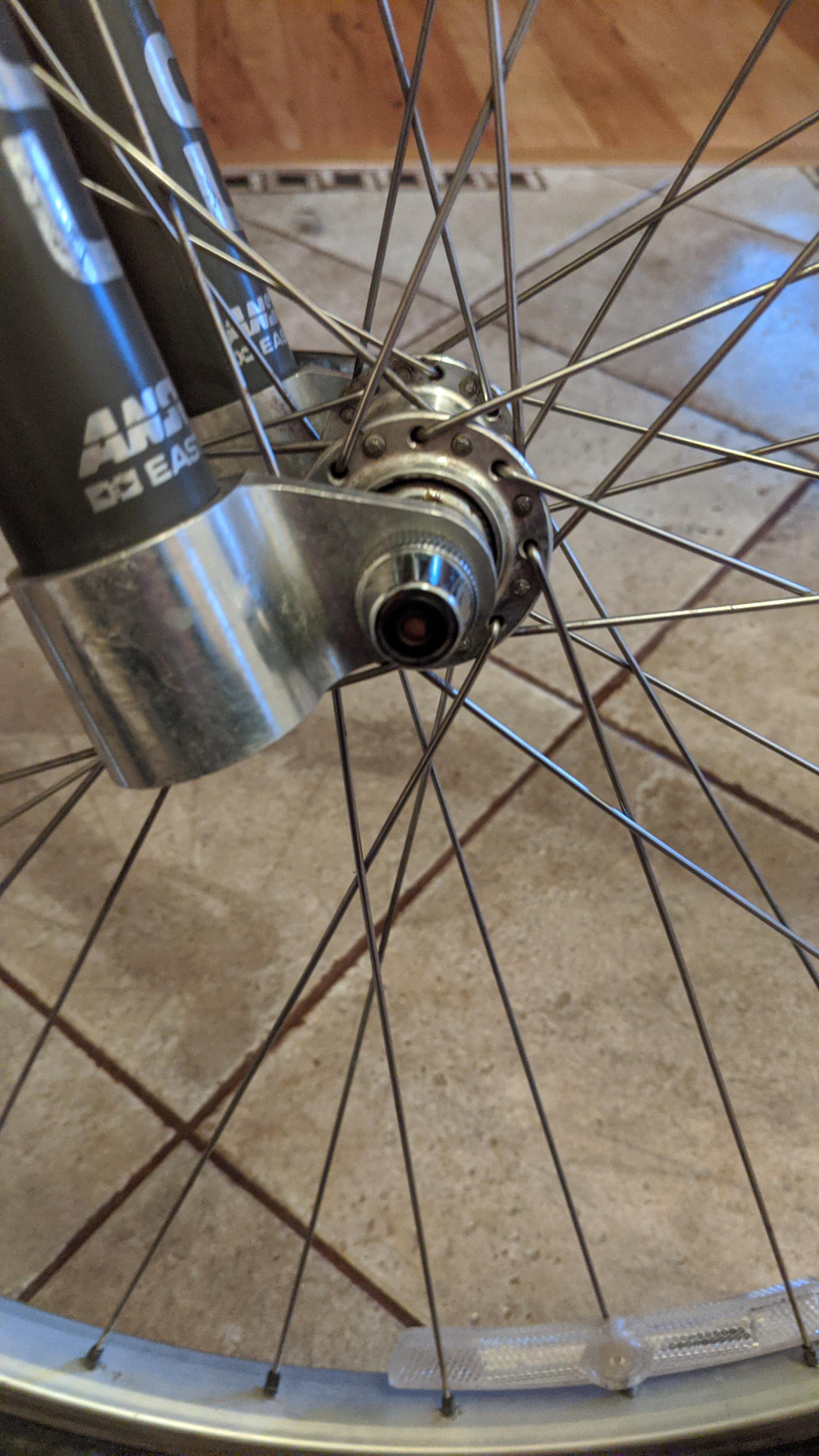 Need help tightening a loose/wobbly wheel on a used bike.