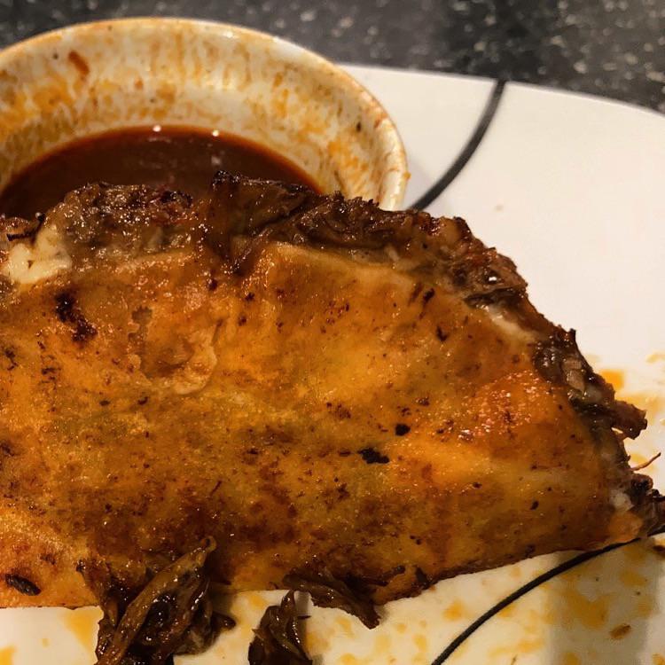 [Homemade] Birria Quesatacos. These things are the next Mississippi Pot