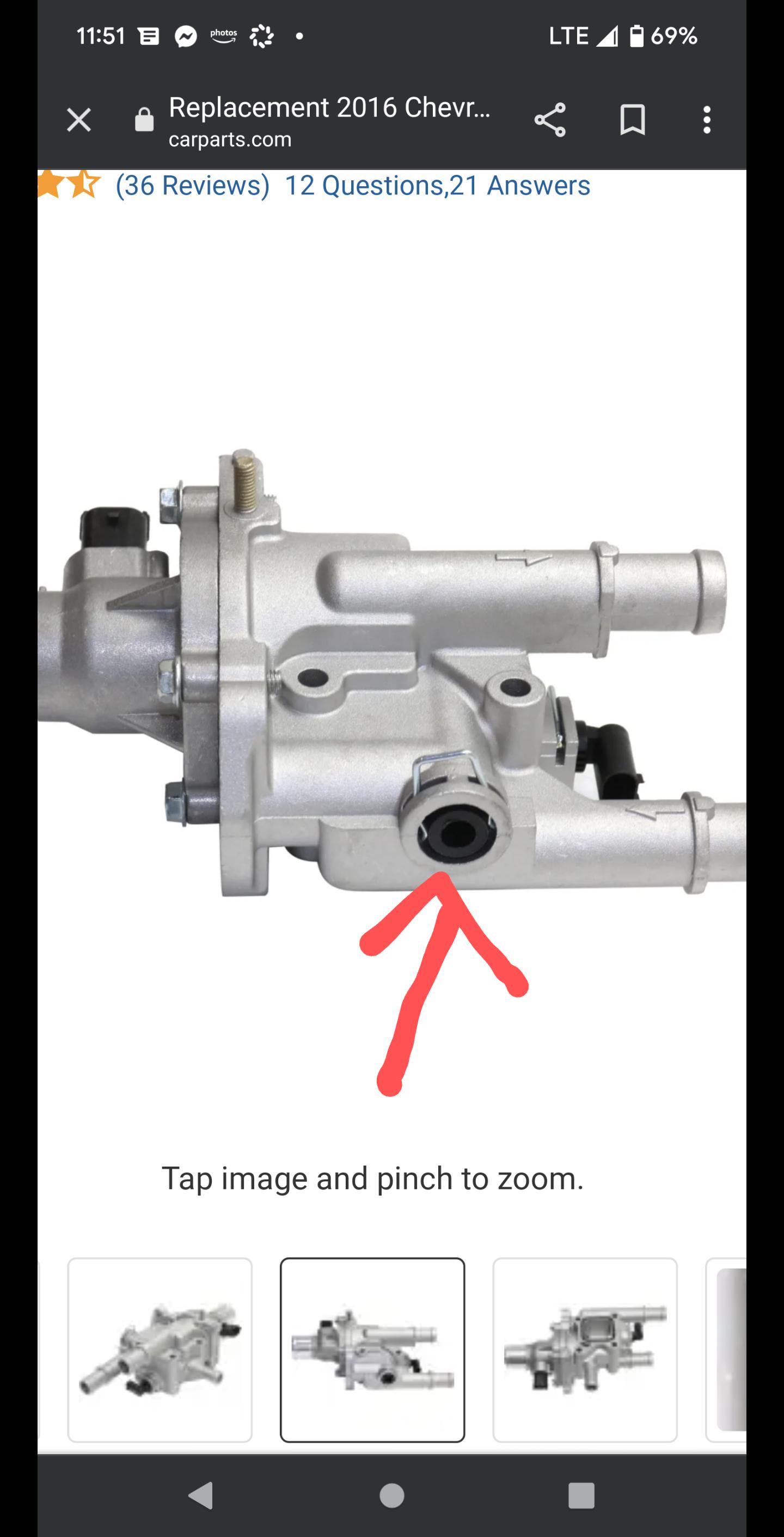 Water outlet thermostat housing leaking. I replaced the water outlet