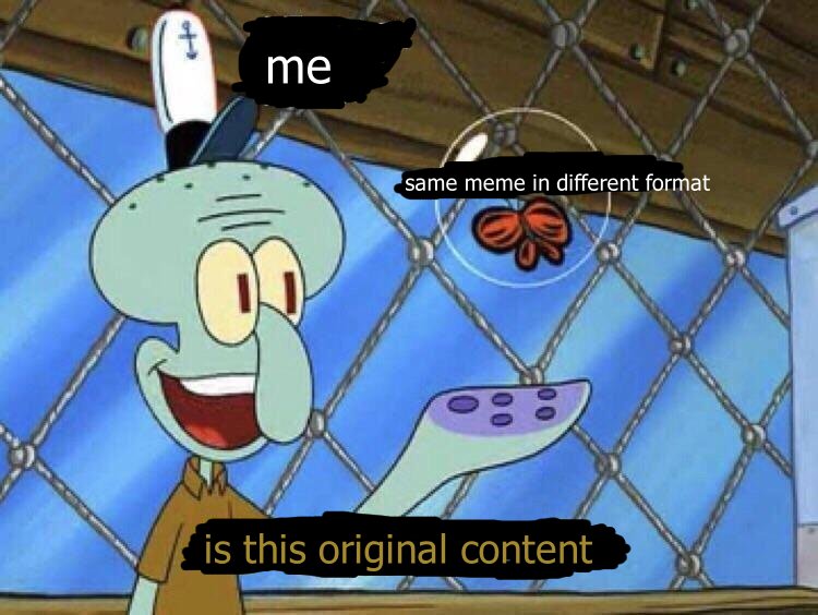 Squidward Deflated Meme fairyecake