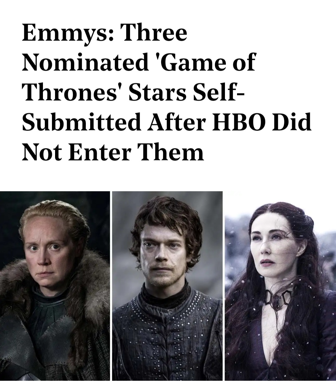 This is highest Emmy nominated show on television, thanks to its actors