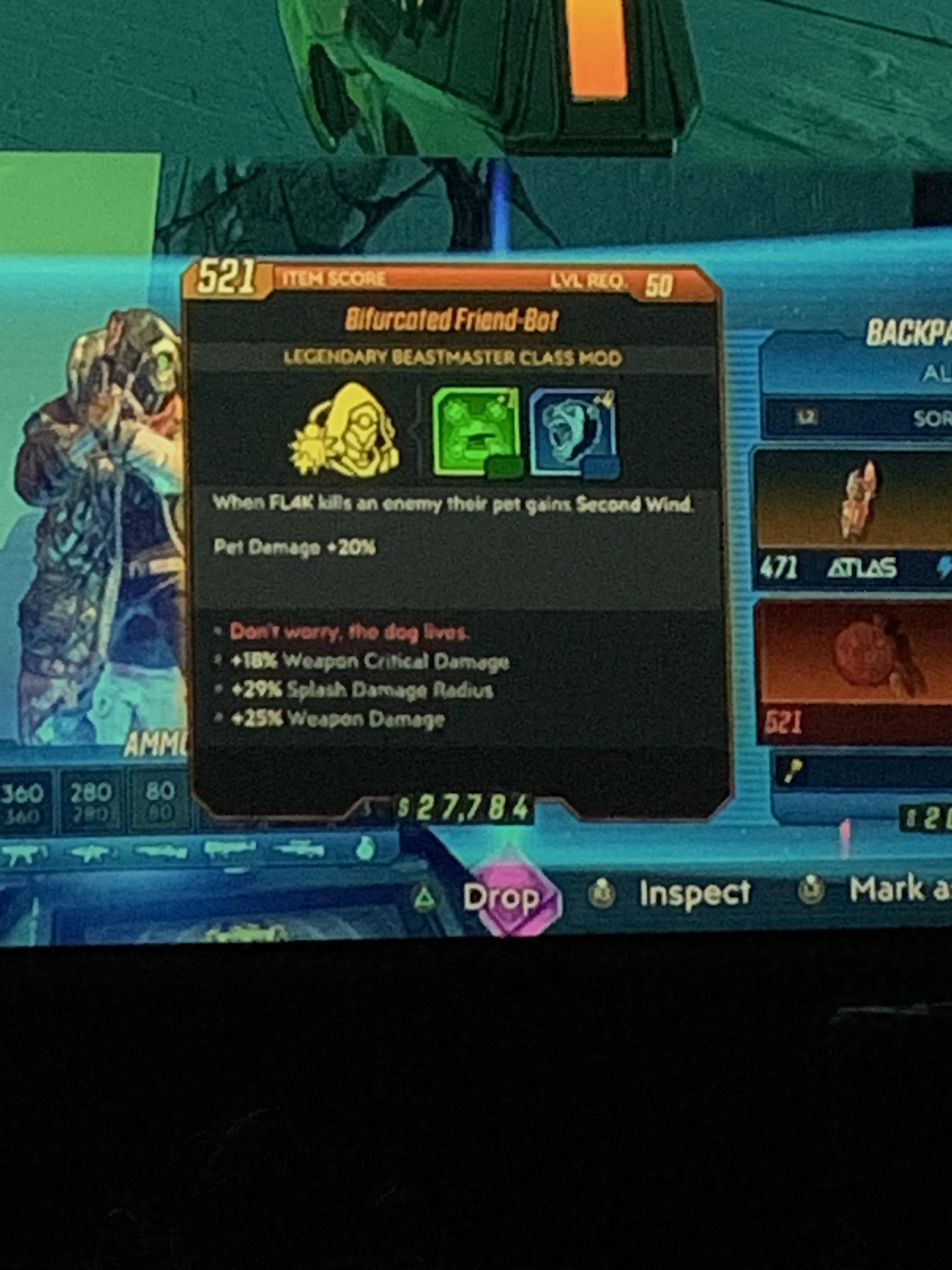 H This mod W good role artifacts for moze splash damage build or