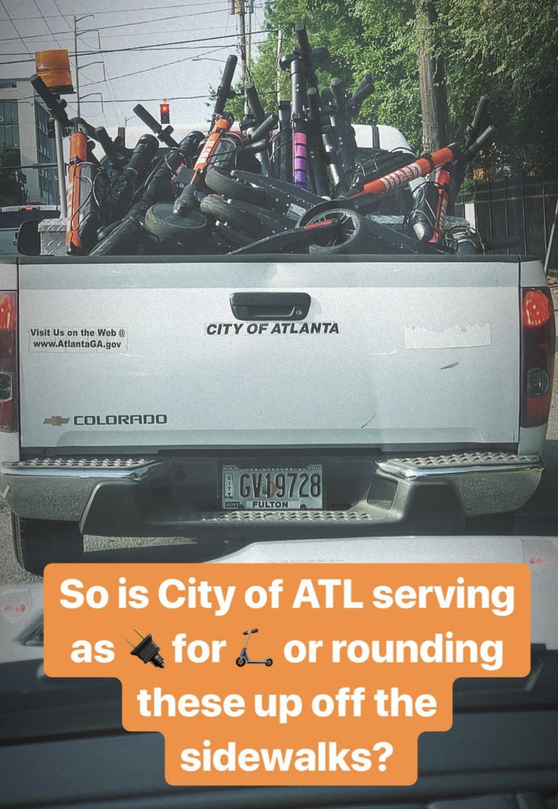 City of Atlanta charging scooters or rounding them up? r/Atlanta