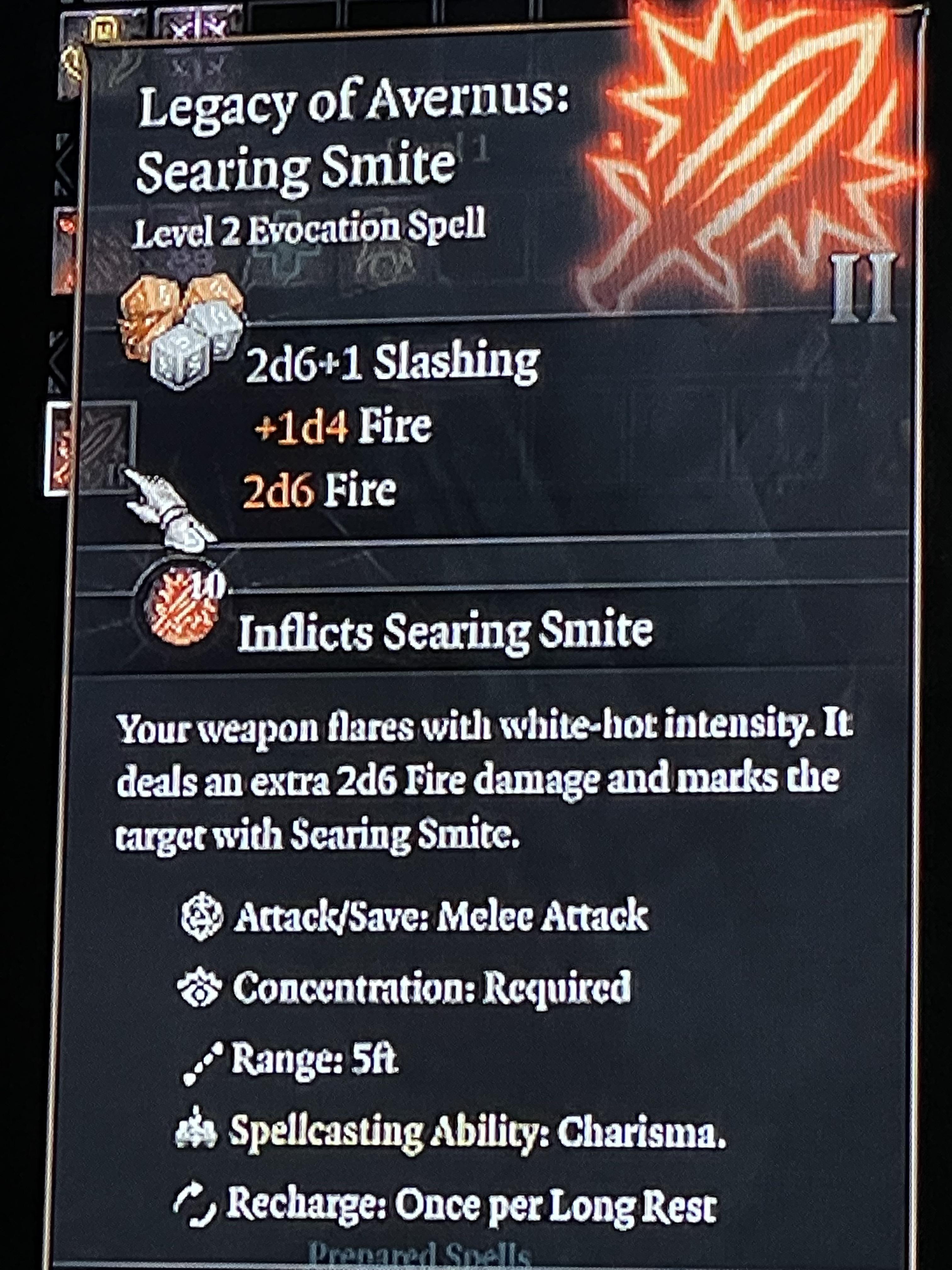 Everburn Blade + Searing Smite r/BaldursGate3