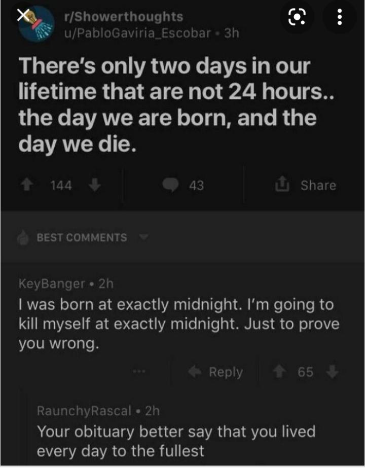 If only I knew what time I was born I could do the math😔 r