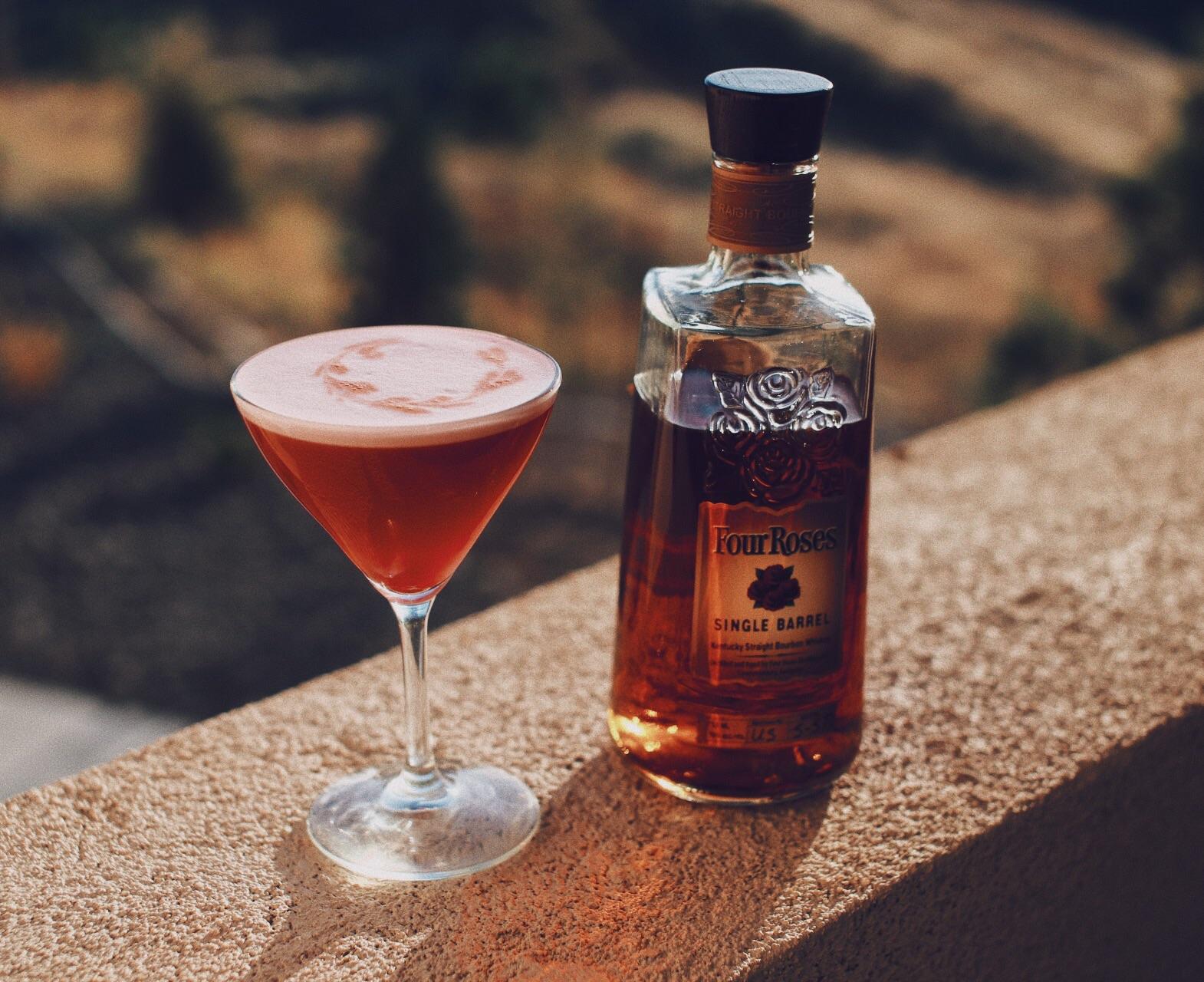 Cranberry Whiskey Sour Four Roses SiB r/cocktails