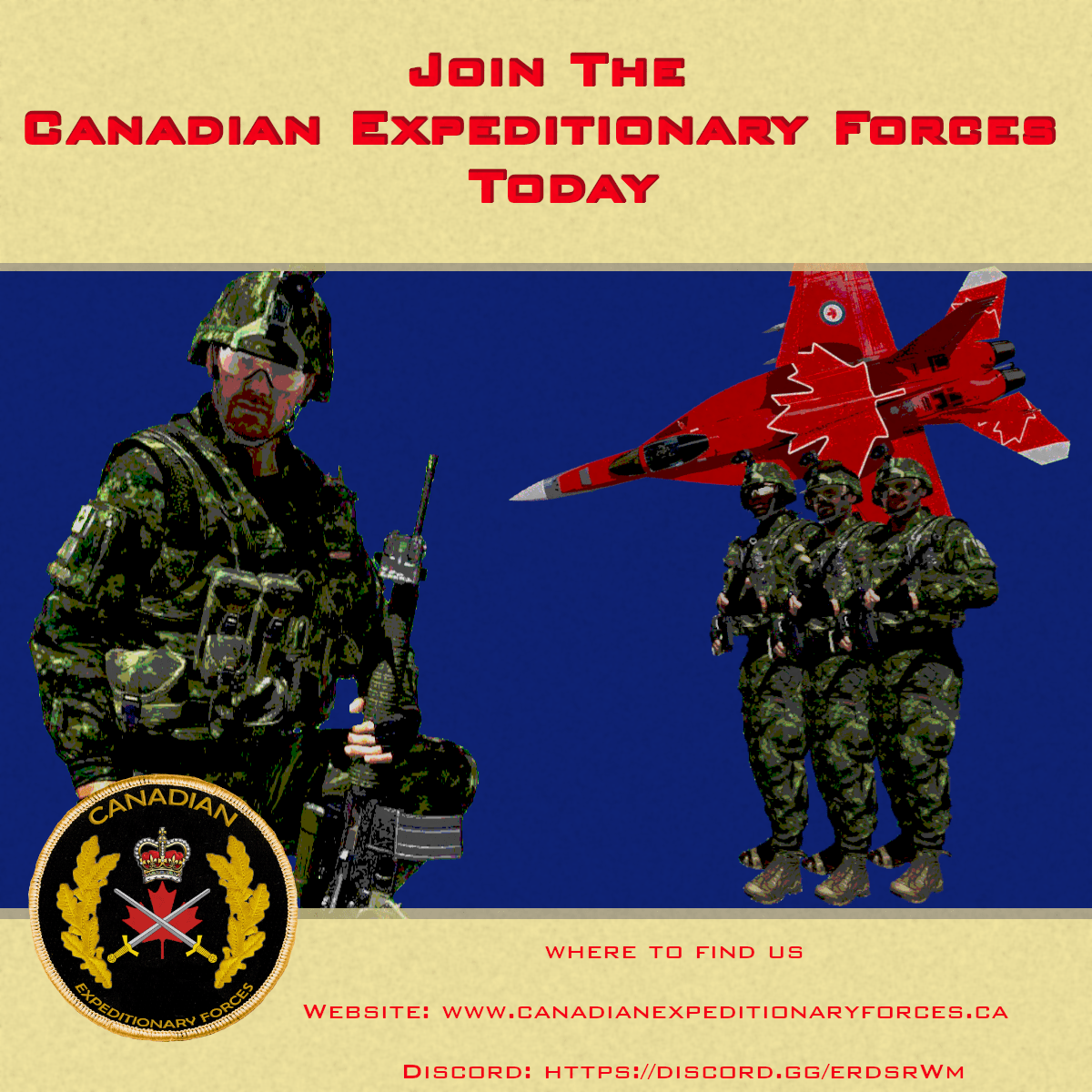 [A3][Recruiting][NA] Canadian Expeditionary Forces r/FindAUnit